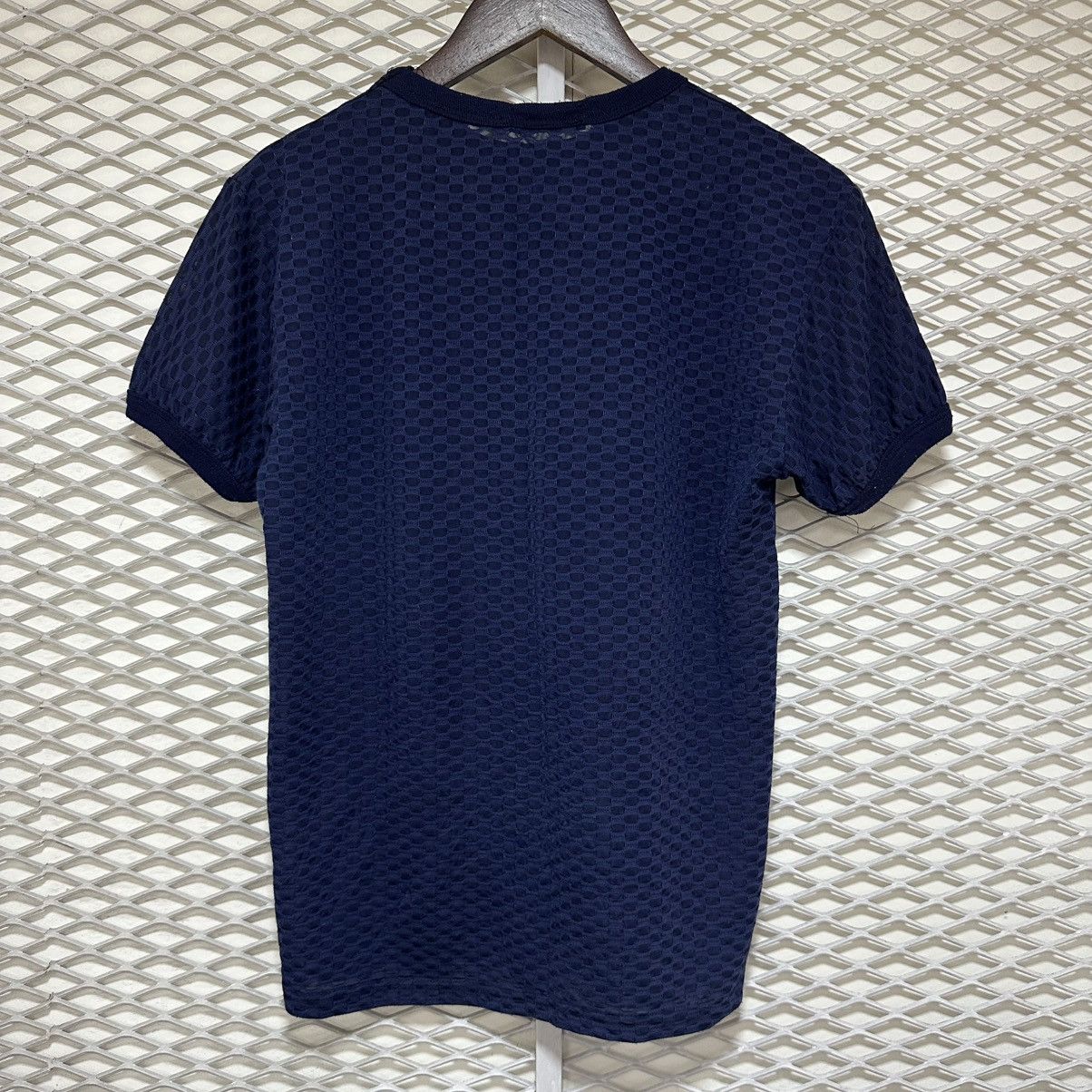 Issey Miyake RINGER TEE MESH PATTERN WITH ISSEY MIYAKE STYLE Size US M / EU 48-50 / 2 - 6 Thumbnail