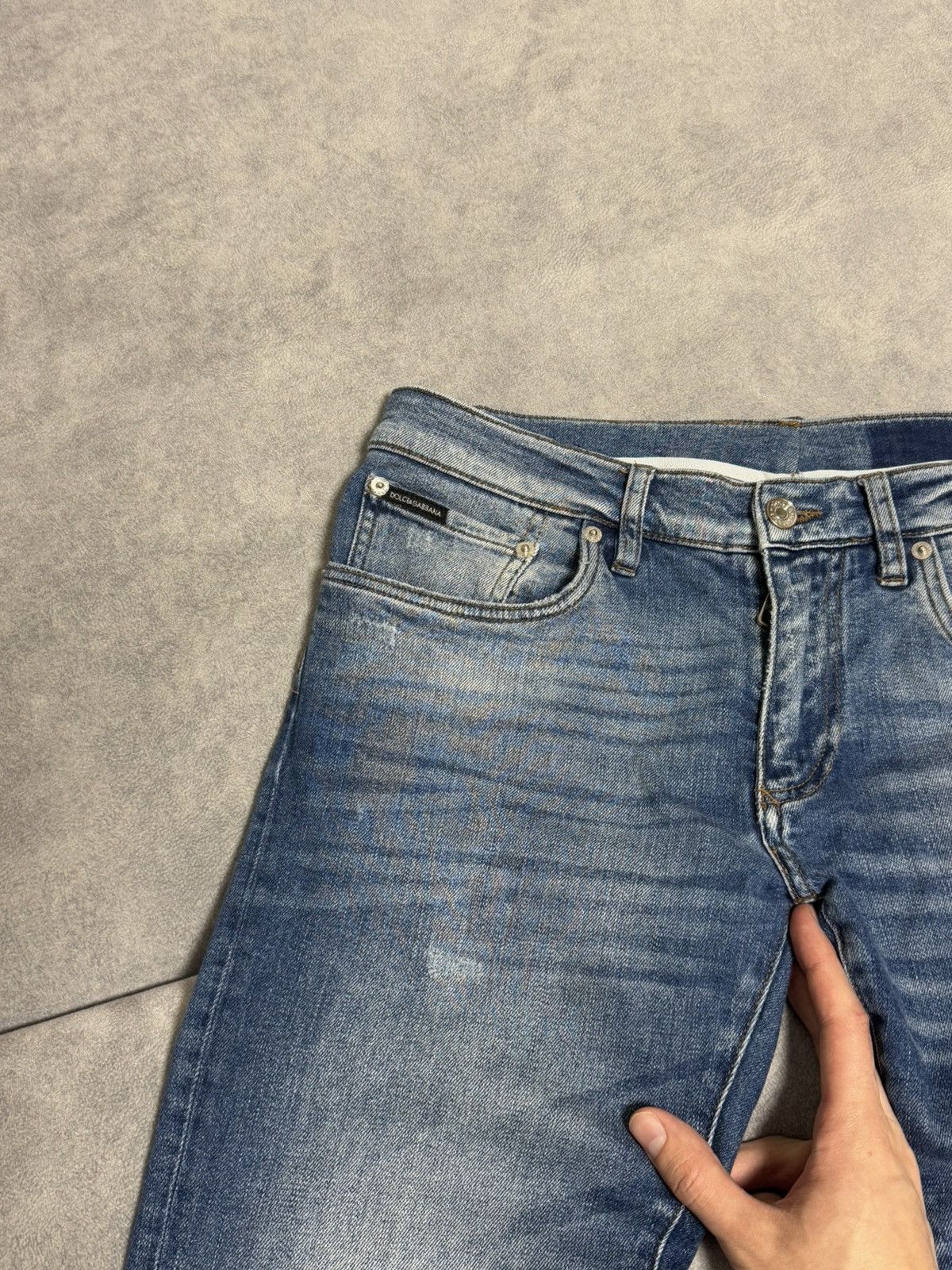 Dolce & Gabbana × Vintage Vintage Dolce & Gabbana distressed jeans denim pants M 46 Size US 30 / EU 46 - 10 Thumbnail