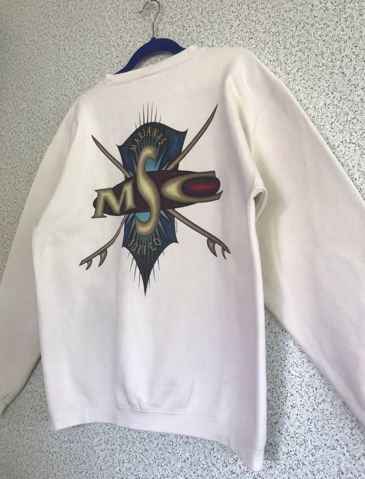 Vintage STEAL💥 VTG Crazy Shirt Marianas Surf Co. sweatshirt Size S / US 4 / IT 40 - 3 Thumbnail