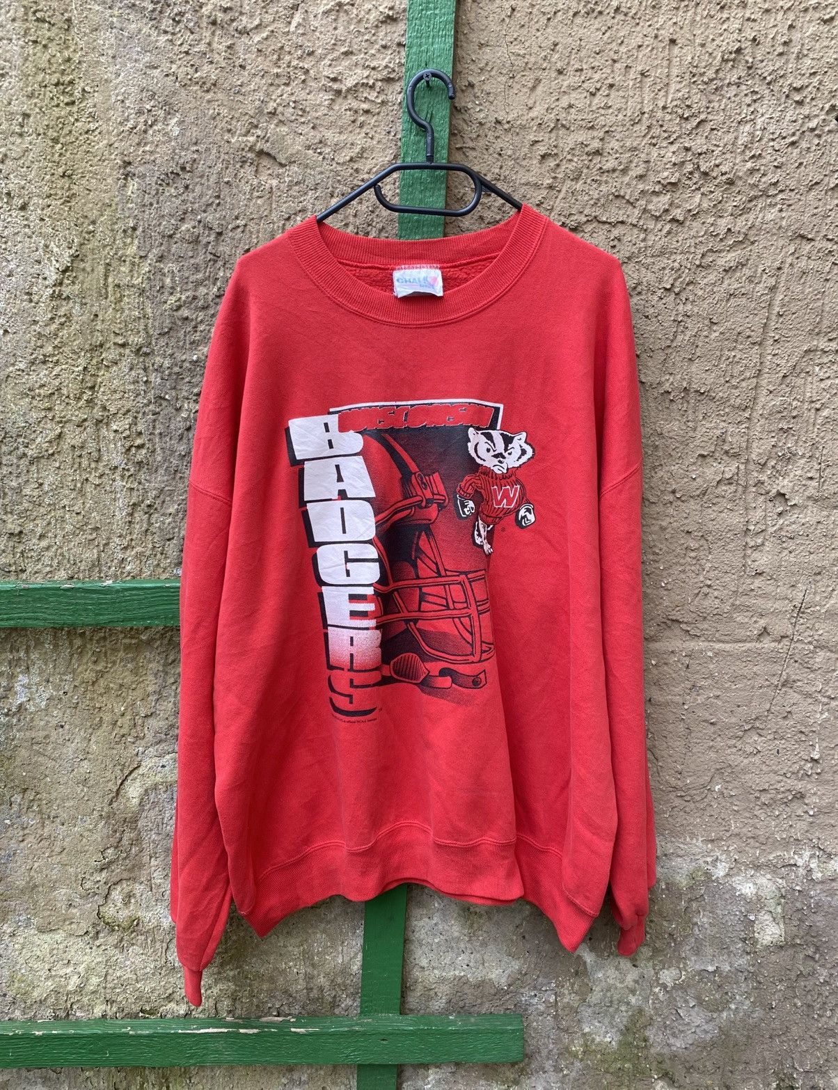 Chalk Line Vintage Wisconsin Badgers NCAA 1996 Sweatshirt Harvard Size US XXL / EU 58 / 5 - 1 Thumbnail