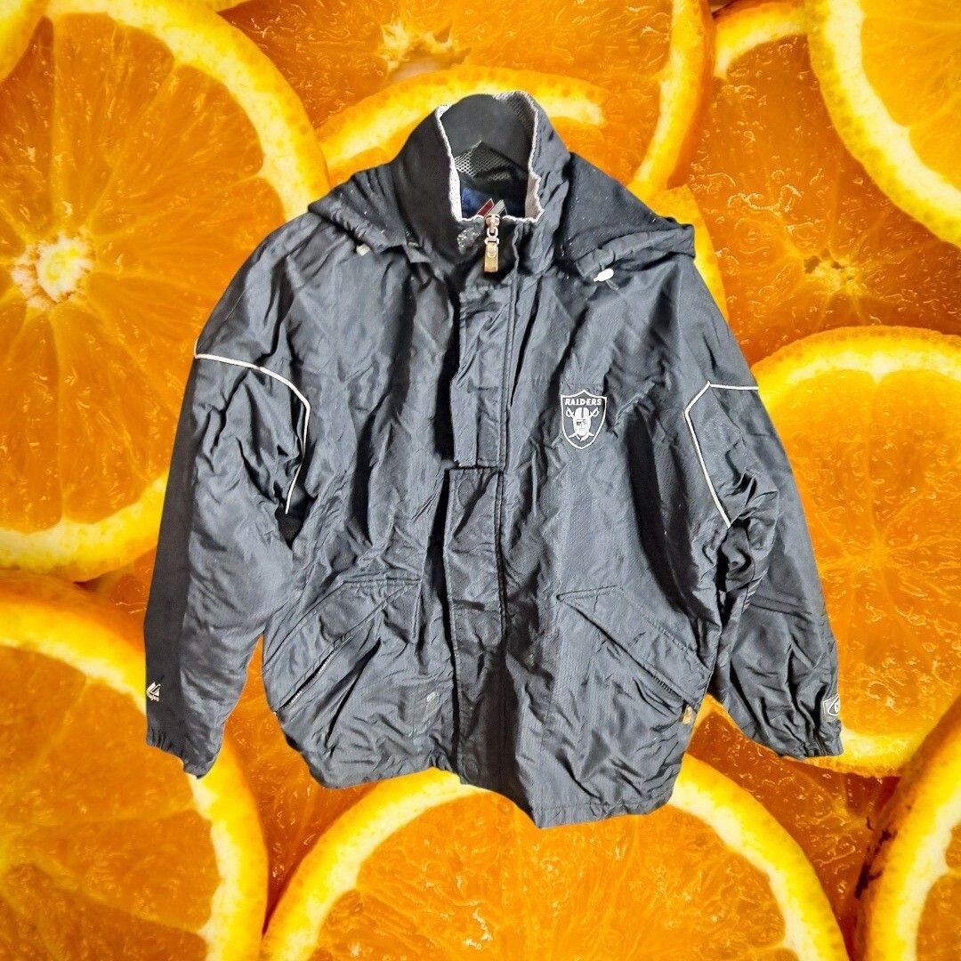 Majestic Majestic Raiders NFL Jacket Full Zip Hooded Padded Coat Blac Size US M / EU 48-50 / 2 - 7 Thumbnail