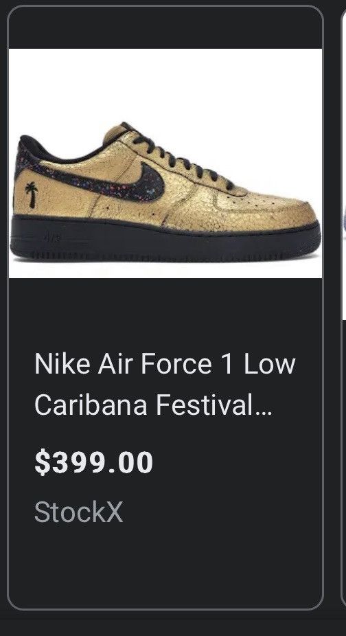 Nike Nike Air Force 1 Low Caribana Festival size 9,5 Size US 9.5 / EU 42-43 - 1 Thumbnail