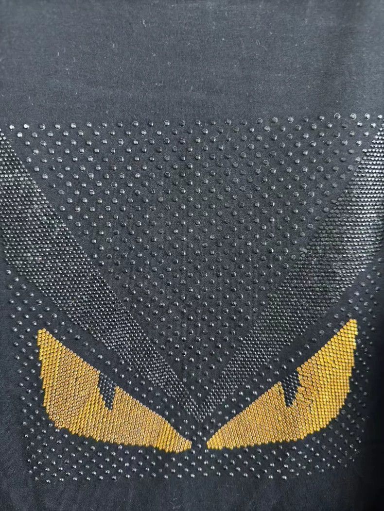 Fendi Fendi Black Short Sleeve TShirt Size US M / EU 48-50 / 2 - 2 Thumbnail
