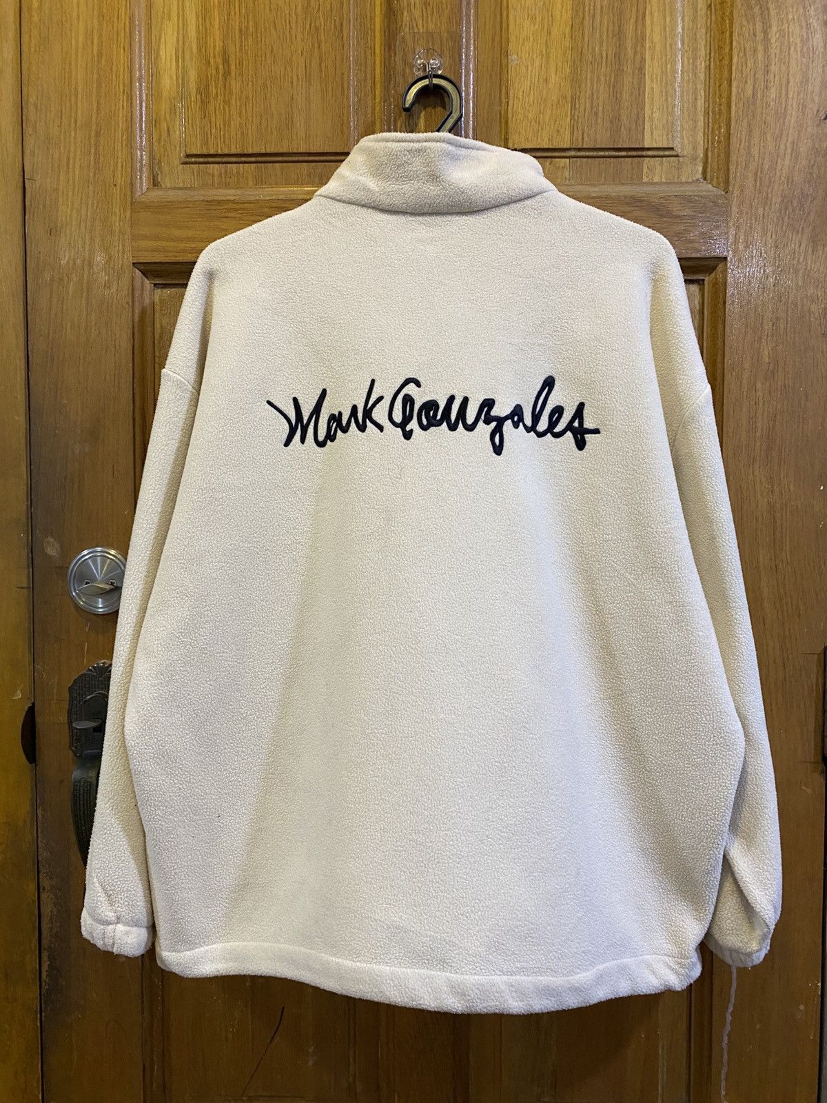 Other Mark Gonzales Cream Fleece Zip Jacket Size M Size US M / EU 48-50 / 2 - 2 Thumbnail