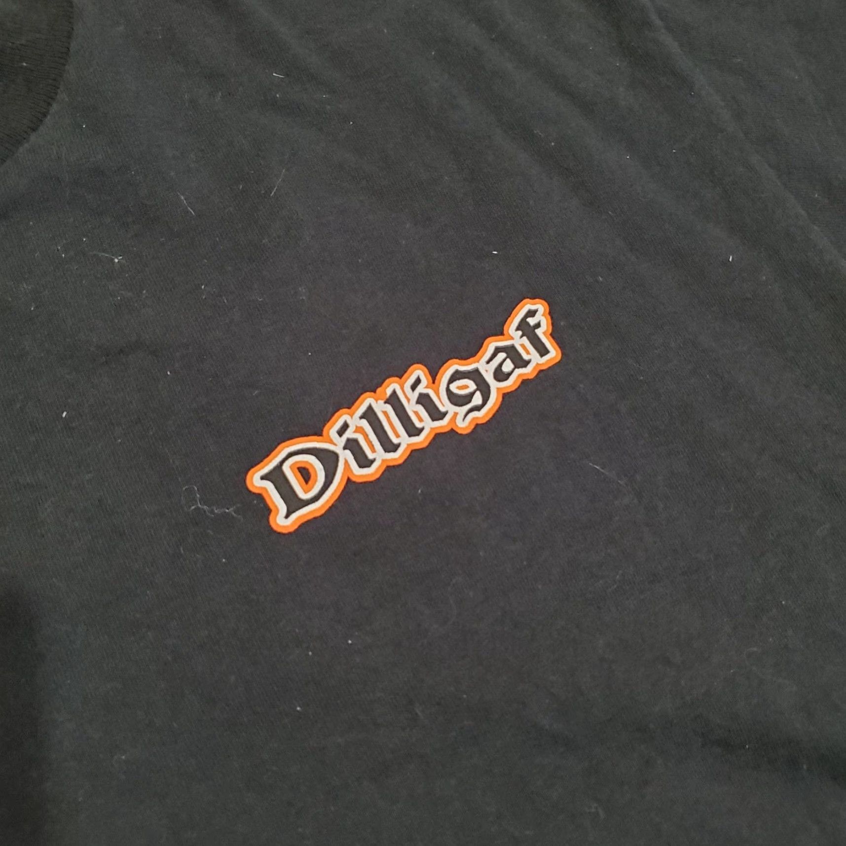 Other Dilligaf Bike Wear Shirt Mens L Black Graphic Print Biker T-Shirt Funny Adult Humor My Other Ride Has Tits! Size US L / EU 52-54 / 3 - 5 Thumbnail