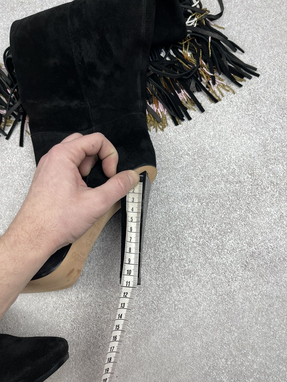 Jimmy Choo Jimmy Choo Suede Heels Boots Size 38 Size US 8 / IT 38 - 16 Thumbnail