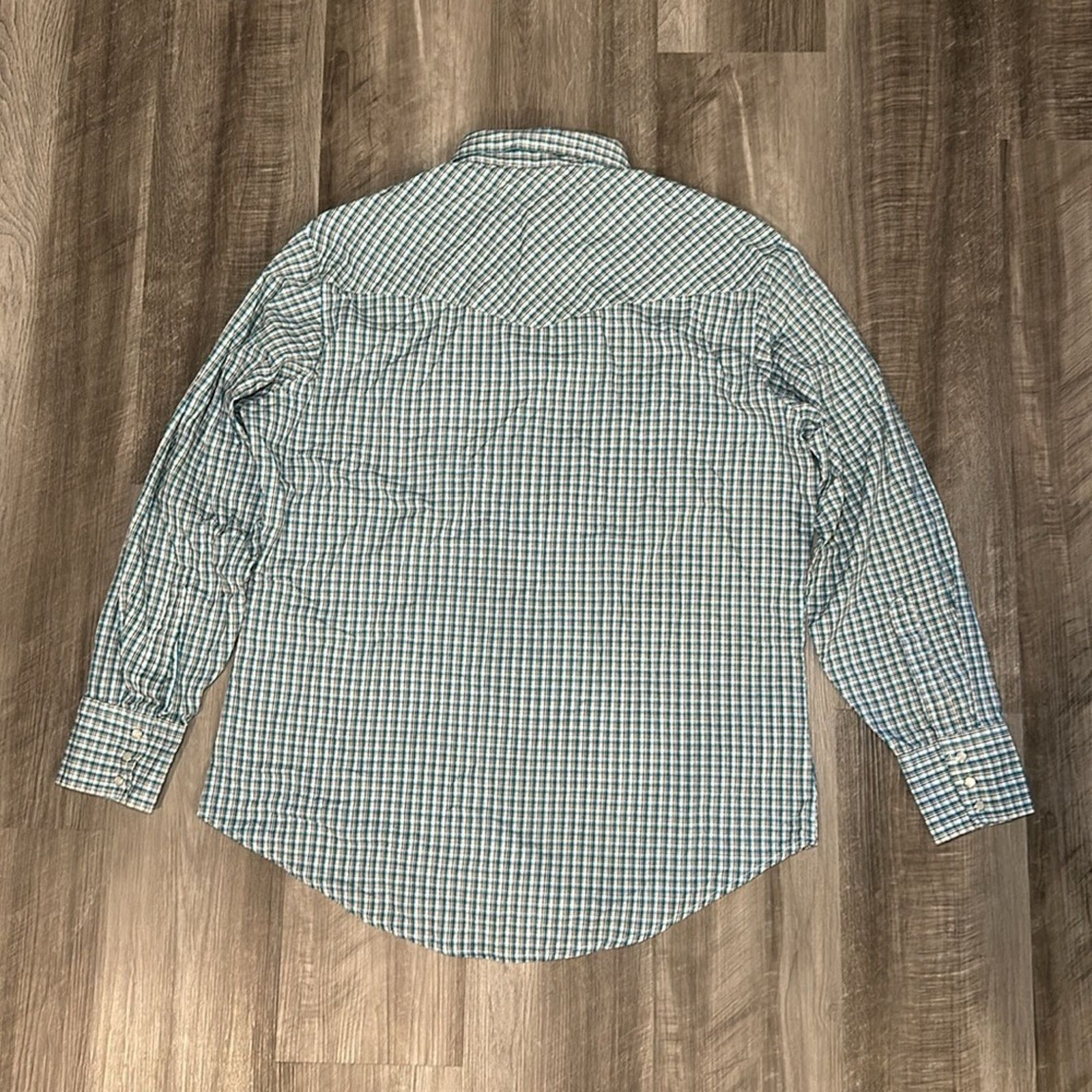 Other ELY Cattleman Western Long Sleeve Pearl Snap Button - Large Size US L / EU 52-54 / 3 - 3 Thumbnail