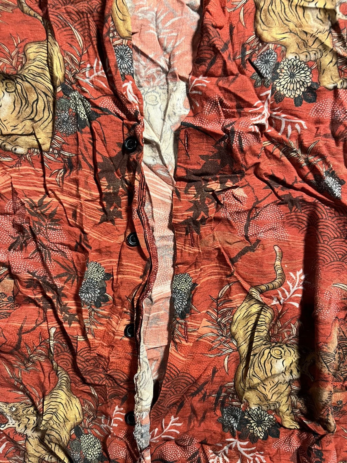 Japanese Brand River Island Lightweight Printed Shirt (2010s - Early 2020s) Size US M / EU 48-50 / 2 - 4 Thumbnail