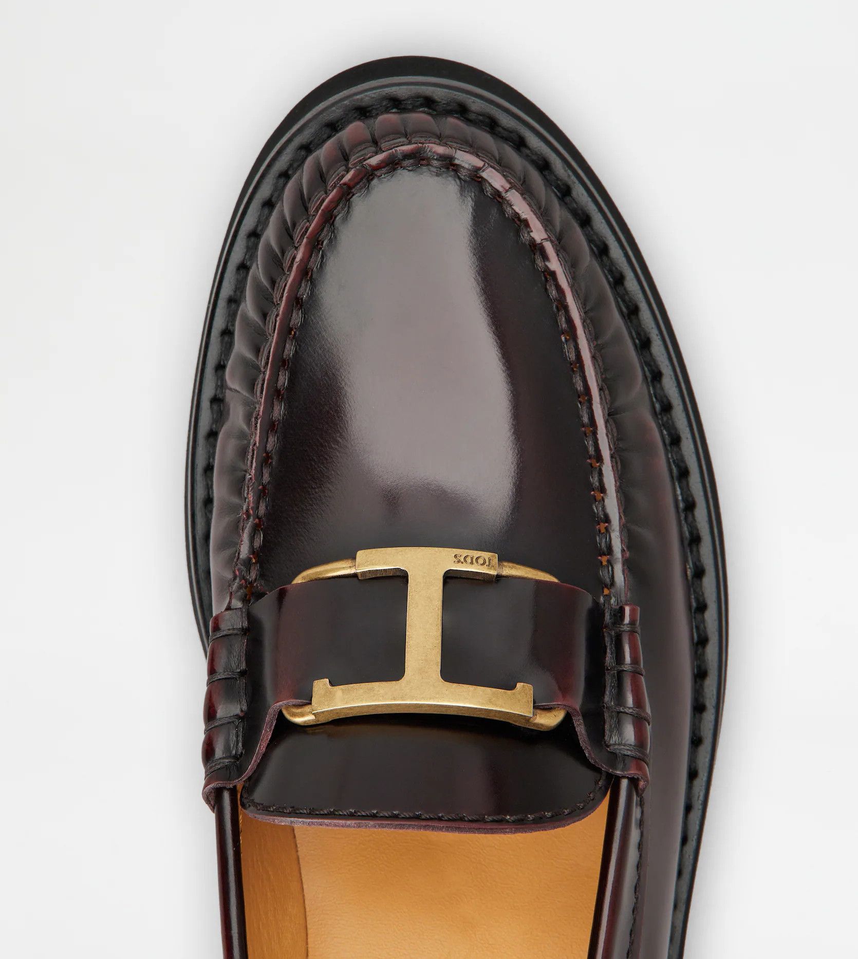 o1s22i1n1024 T Timeless Leather Loafers in Burgandy