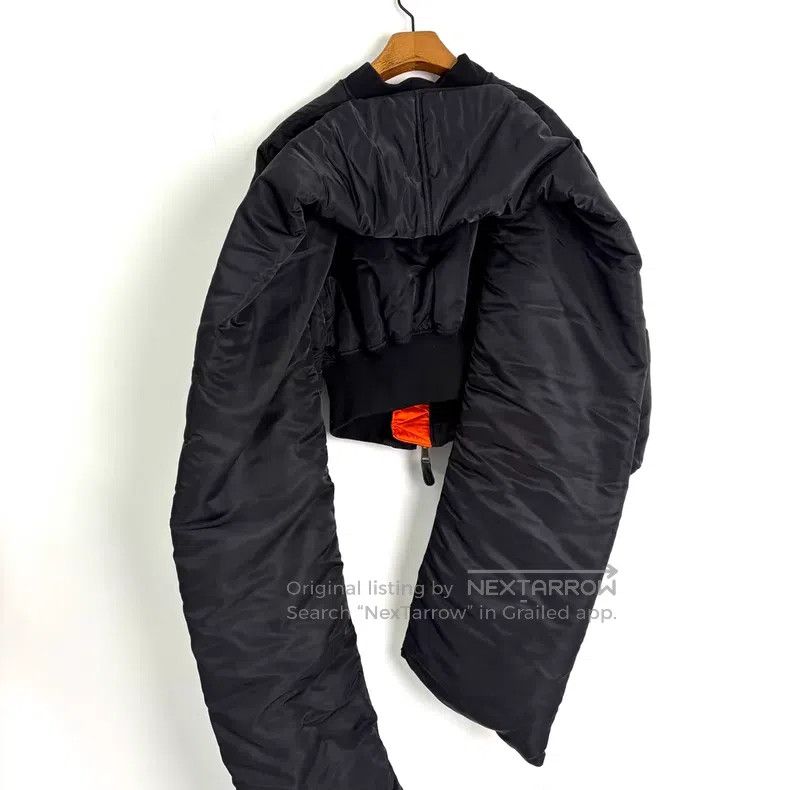 Balenciaga Balenciaga Black Flight Jacket Size XS / US 0-2 / IT 36-38 - 2 Thumbnail