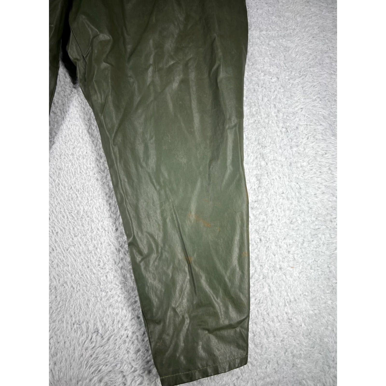 Bass Pro Shops Bass Pro Shops Pants Mens Large Green Waterproof Drawstring Fishing Sportswear Size US 34 / EU 50 - 4 Thumbnail