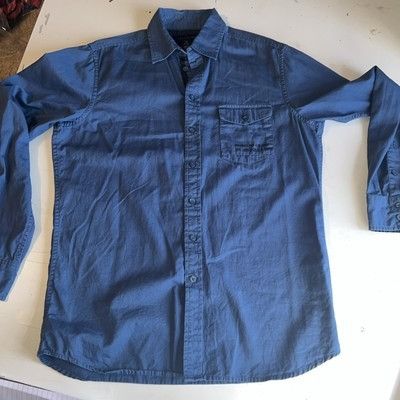 Casablanca Casa Blanca Shirt Mens Medium Blue Long Sleeve Business Casu Size US M / EU 48-50 / 2 - 1 Thumbnail