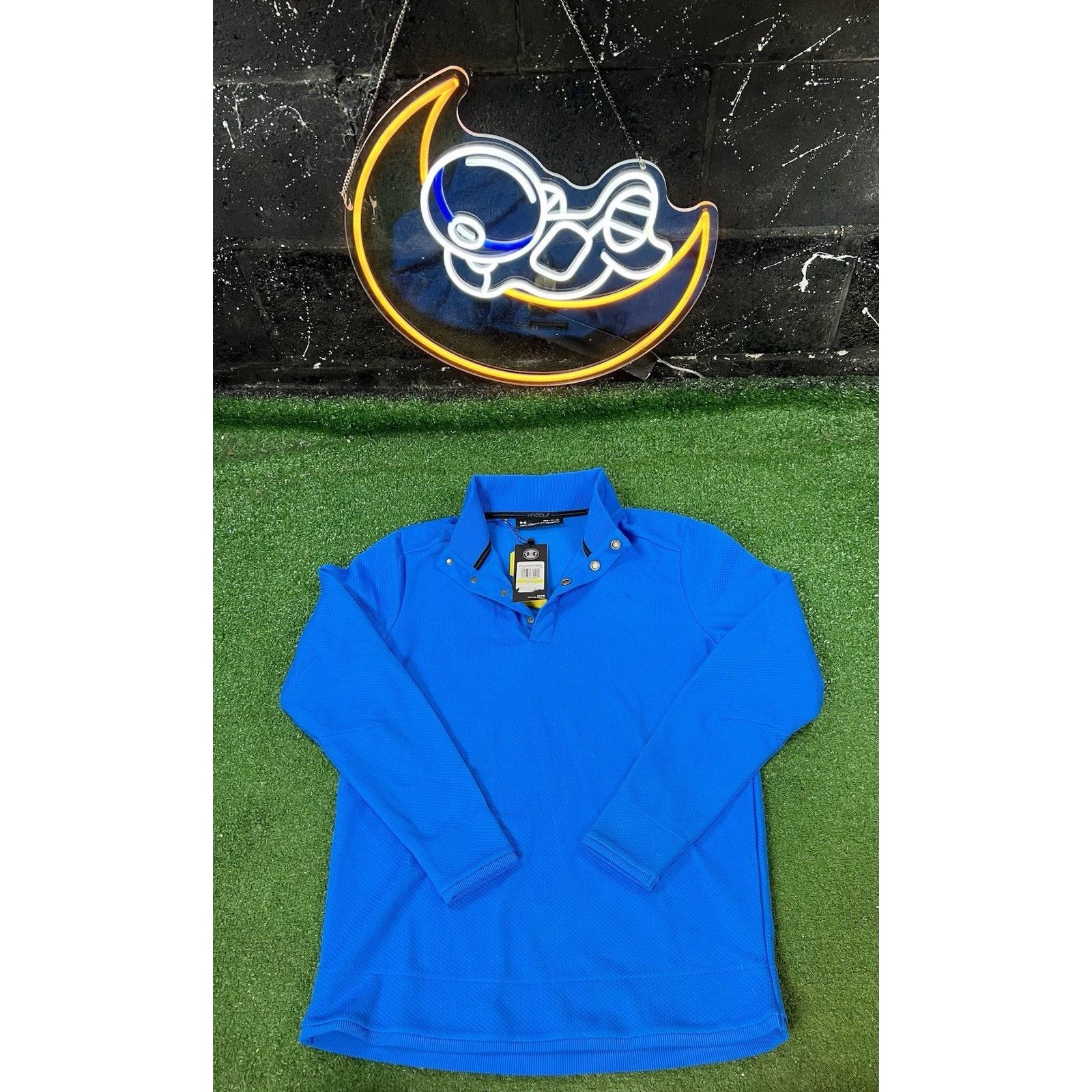 Under Armour NWT Under Armour Golf Jacket Mens M Blue Storm Size US L / EU 52-54 / 3 - 1 Thumbnail