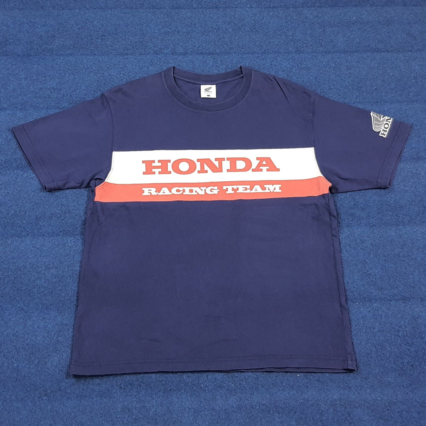Honda Vintage HONDA Japan Motorsports Racing Team Tshirt C301N43 Size US L / EU 52-54 / 3 - 1 Thumbnail