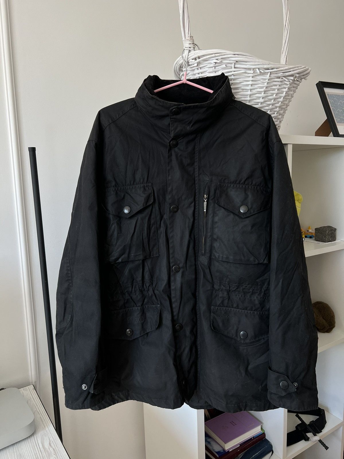 Barbour BARBOUR Sapper Wax Jacket Black Size US L / EU 52-54 / 3 - 4 Thumbnail