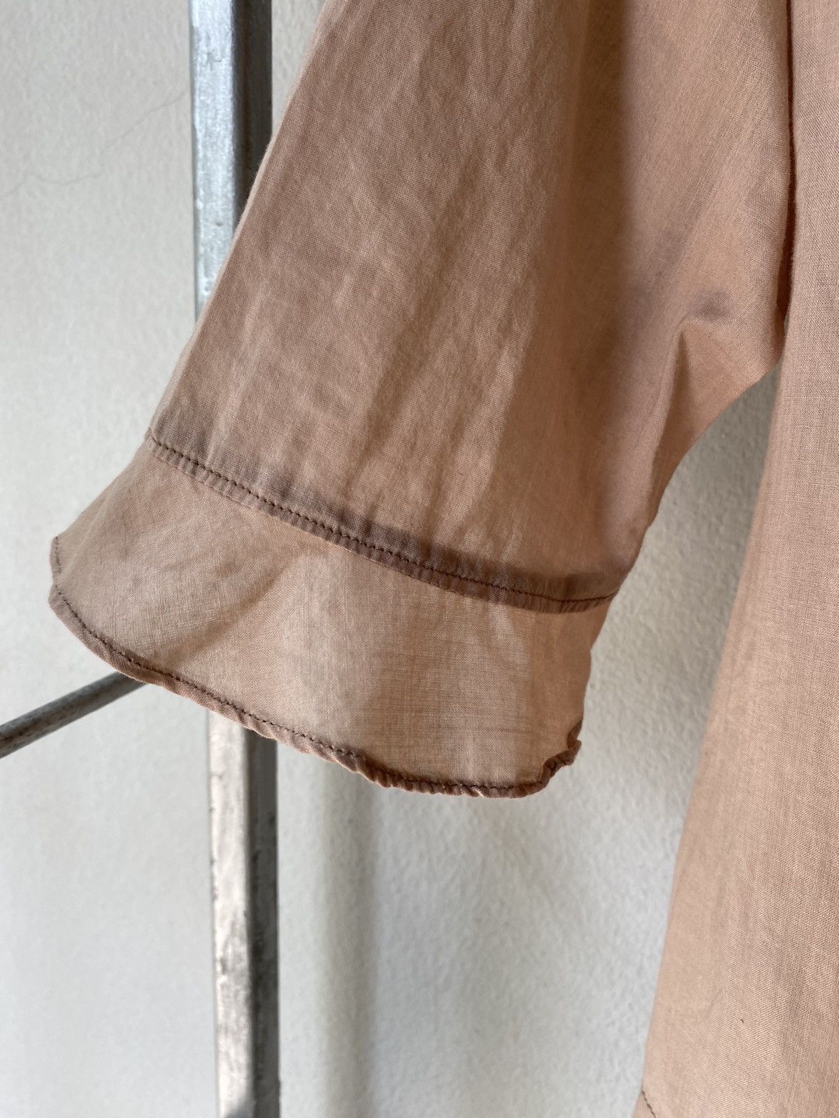 Zucca Zucca Peach Cotton Blouse Size M / US 6-8 / IT 42-44 - 7 Thumbnail