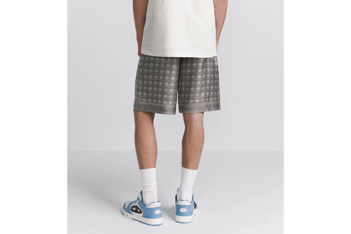 Dior o1bcso1str0226 Cannage Bermuda Shorts in Grey Size US 30 / EU 46 - 6 Thumbnail