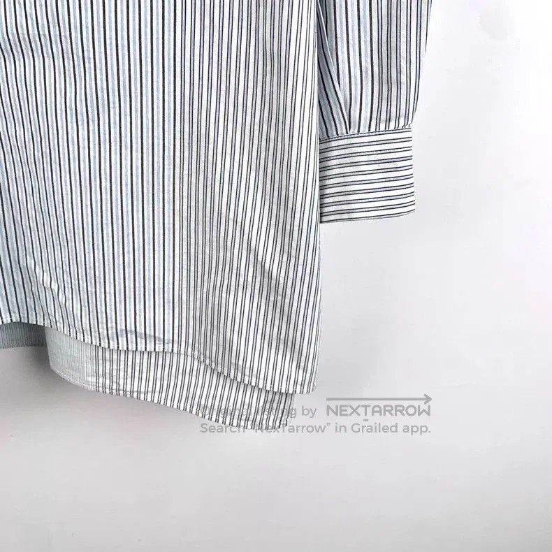Brunello Cucinelli Brunello Cucinelli Blue Striped Cotton Shirt. Size US M / EU 48-50 / 2 - 4 Thumbnail