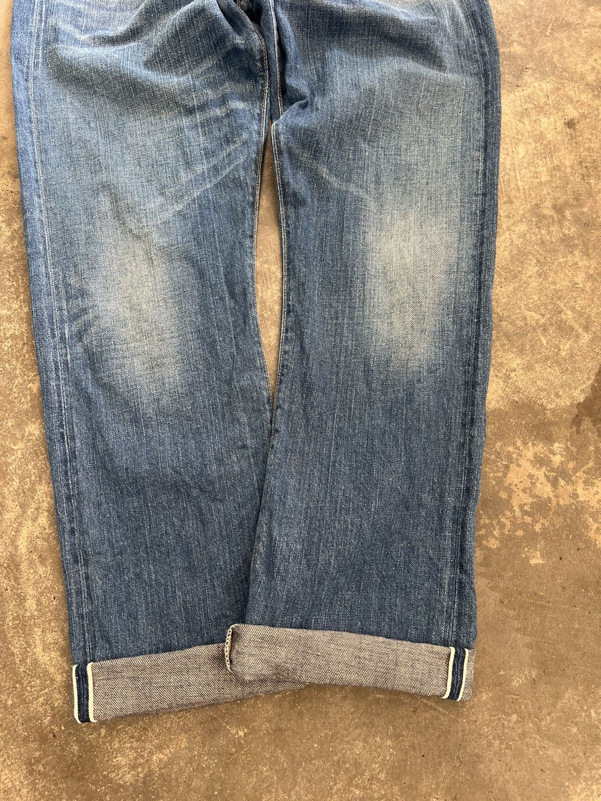 RRL Ralph Lauren Polo Raplh Lauren Double RRL Slim Selvedge Jeans Size US 33 - 12 Thumbnail