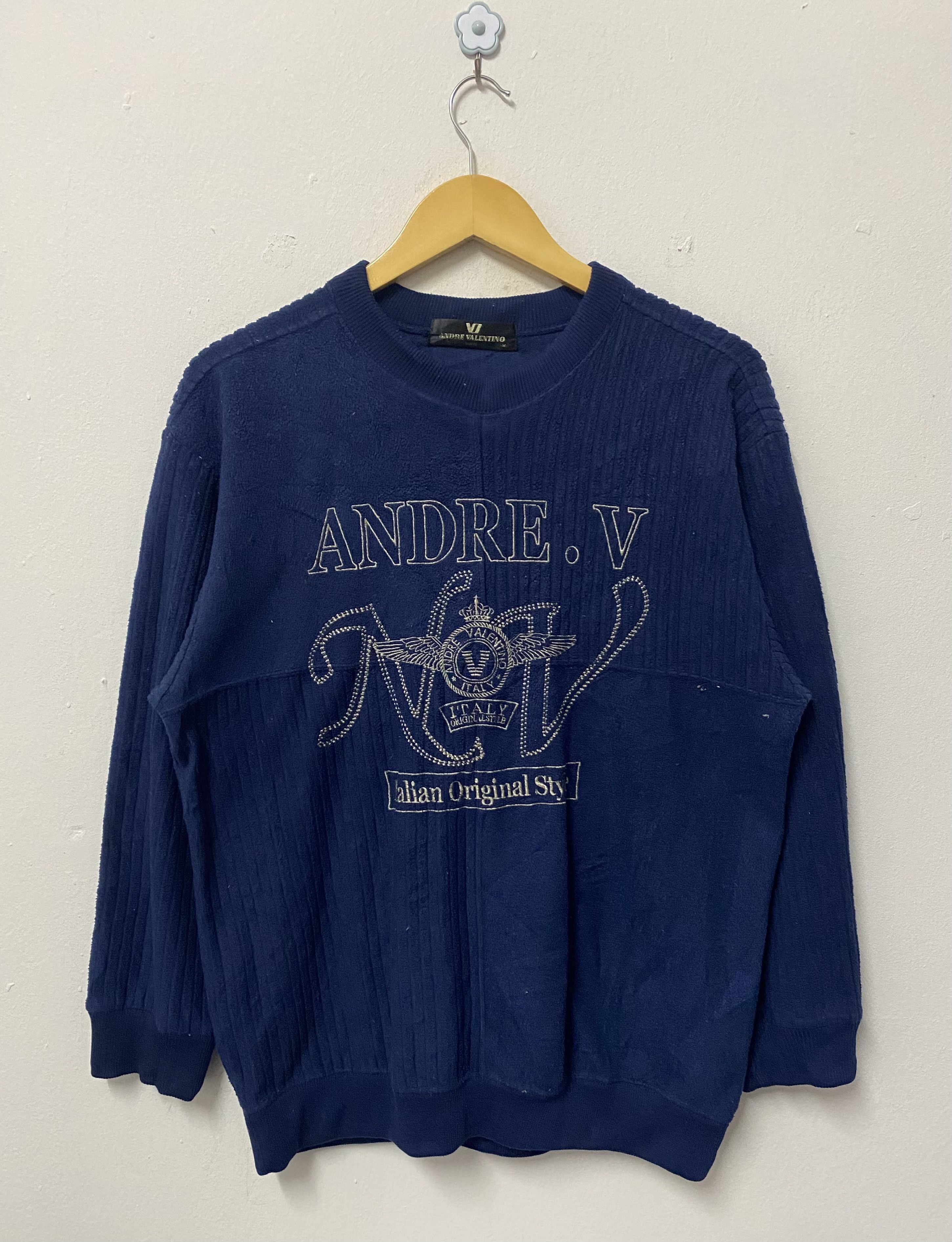 Valentino Vintage Andre Valentino Knitwear Shirts Size US M / EU 48-50 / 2 - 1 Thumbnail