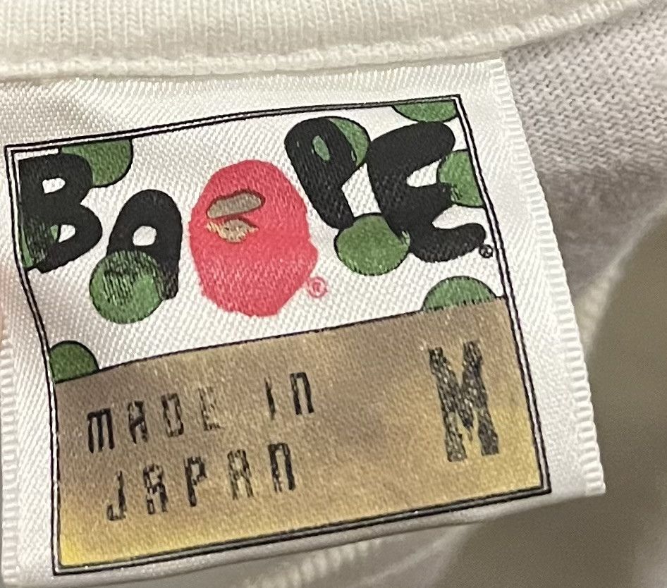Bape Bape camo logo tee shirt Size US M / EU 48-50 / 2 - 4 Thumbnail