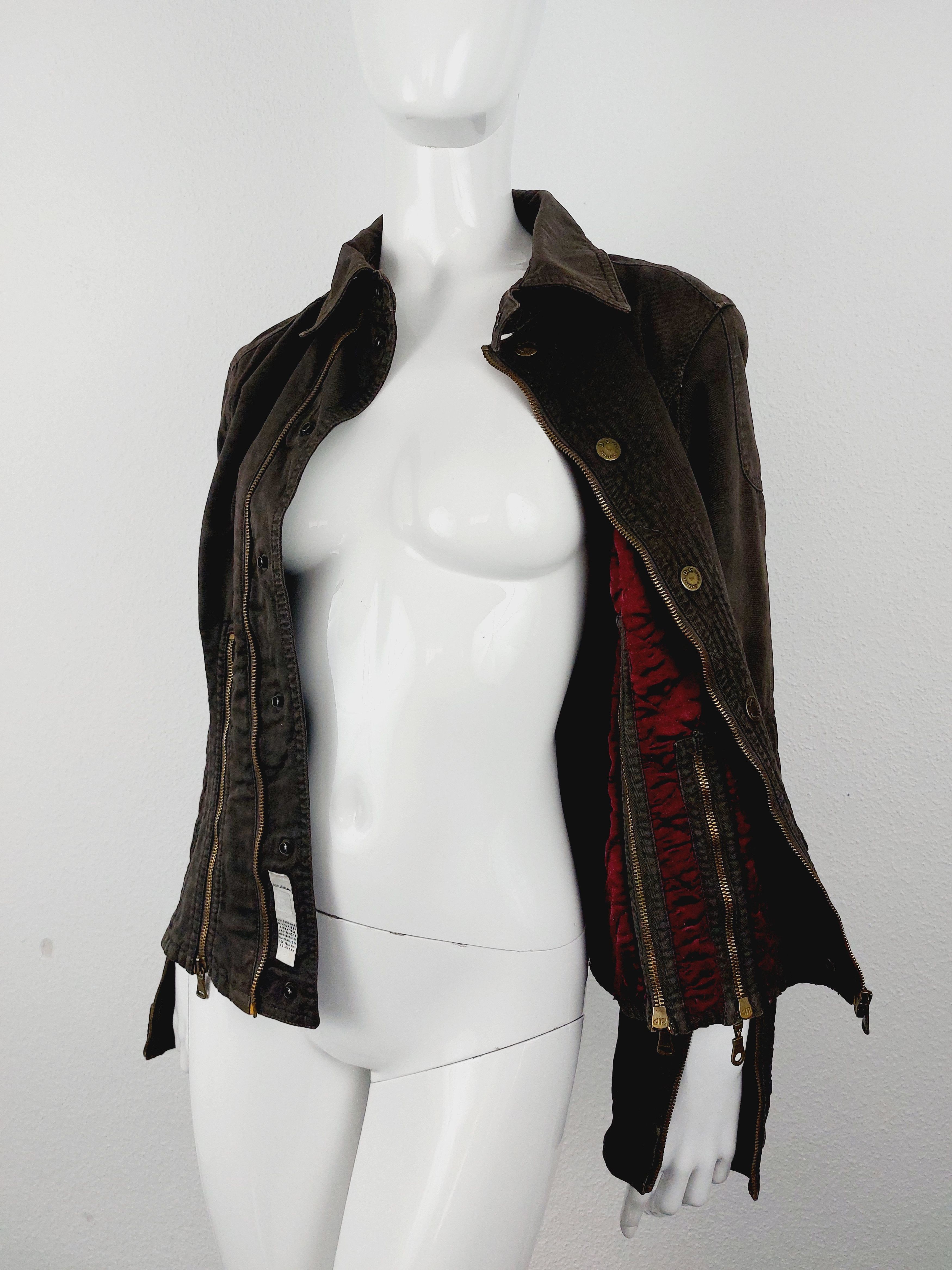 Dolce & Gabbana D&G Dolce and Gabbana Zip Zipper Panel Cargo Jacket Size US S / EU 44-46 / 1 - 9 Thumbnail