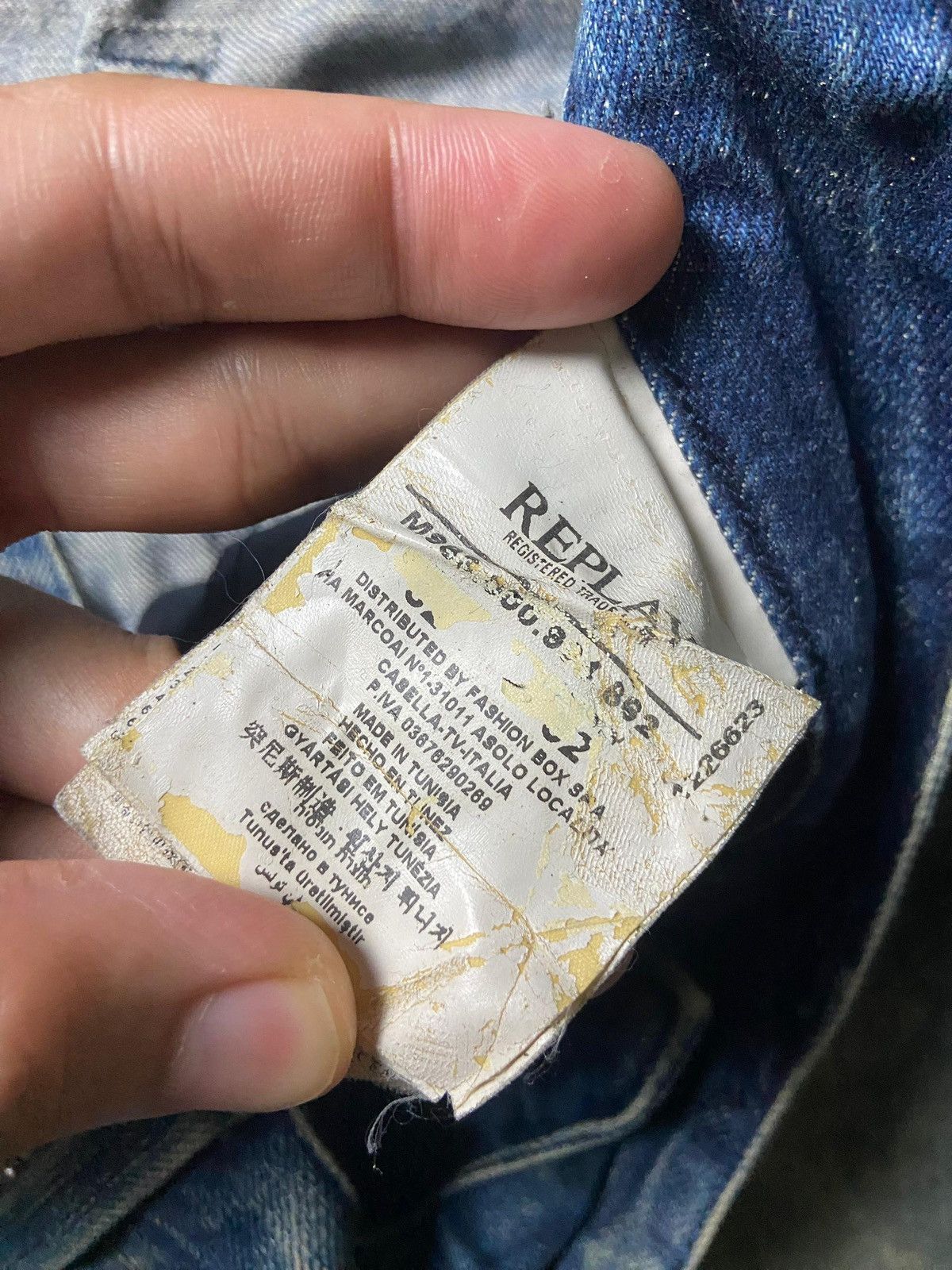 Replay REPLAY Distressed Denim Ripped Jeans (141) Size US 35 - 7 Thumbnail