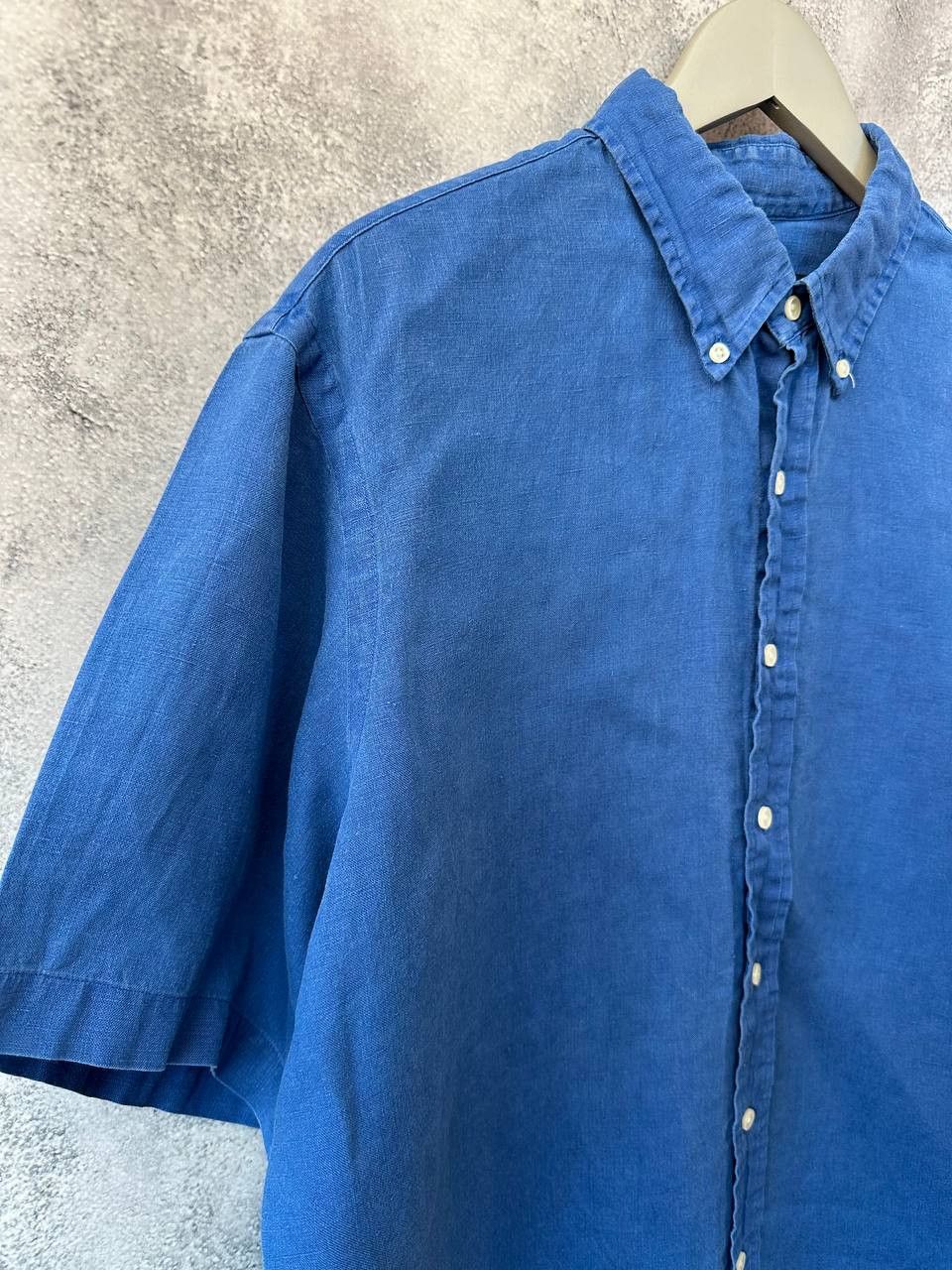Old Navy × Ralph Lauren Ralph Lauren 100% Linen Short Sleeve Button Up Shirt Size US XL / EU 56 / 4 - 5 Thumbnail