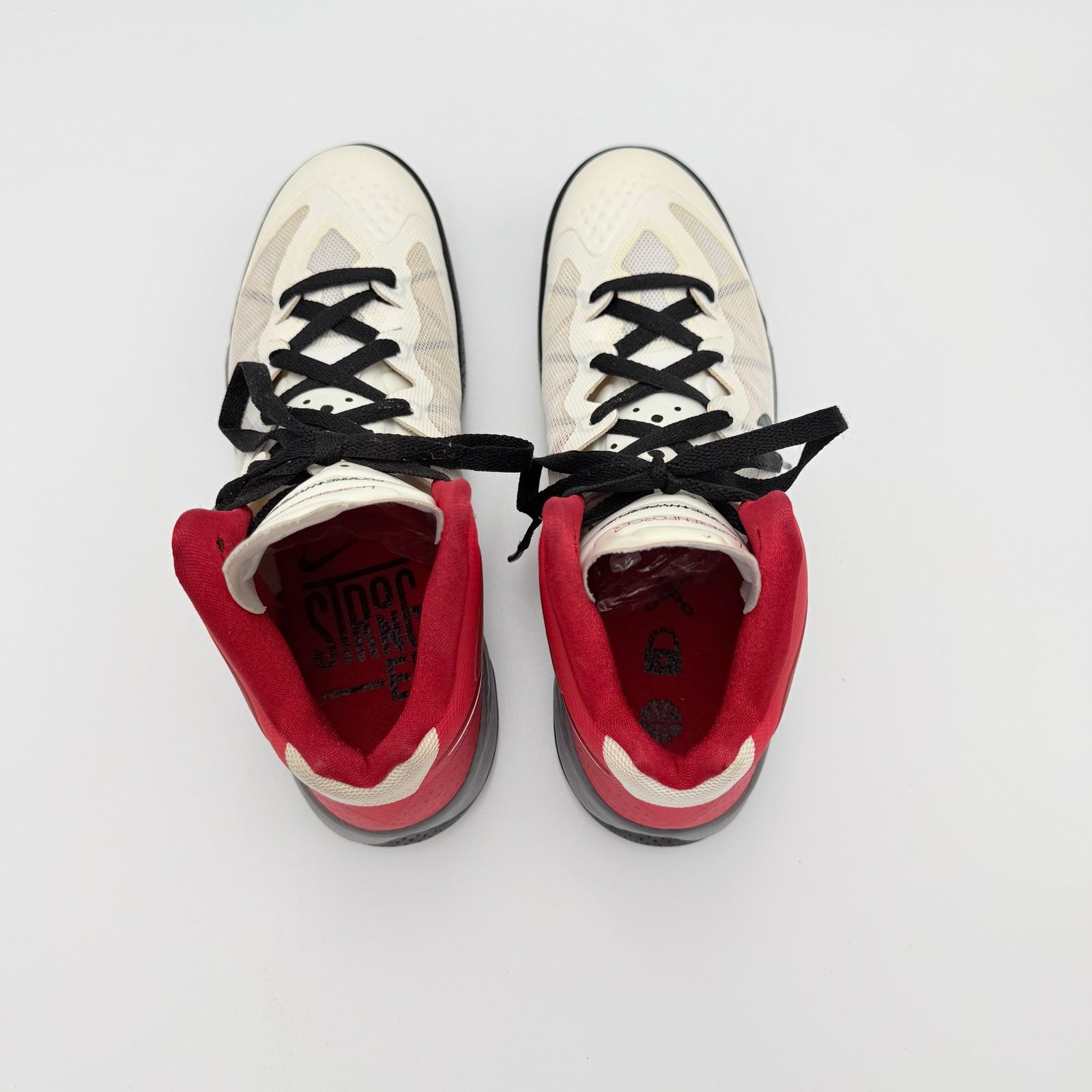 Nike Nike Zoom Hyperenforcer White Red Black 487786-102 Size US 9 / EU 42 - 4 Thumbnail