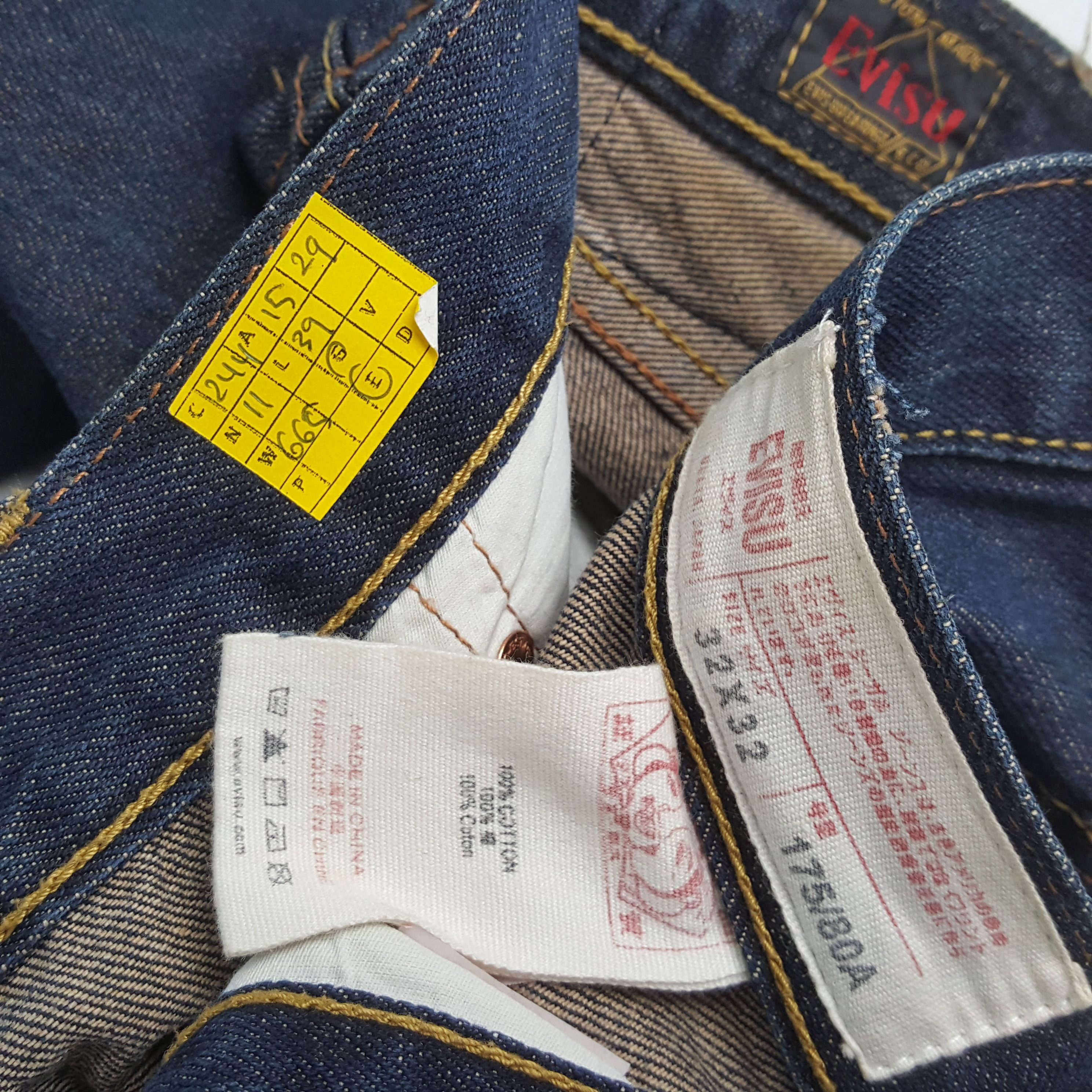 Evisu × Japanese Brand × Vintage Vintage EVISU Japanese Brand Daicock Custom Style Jeans Size US 30 / EU 46 - 14 Thumbnail