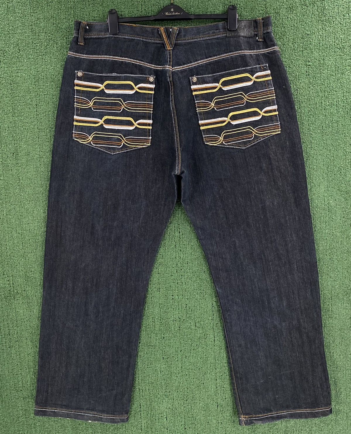 Other Vintage Y2K Regal Embroidered Baggy Streetwear Jeans 41x31 Size US 41 - 1 Thumbnail