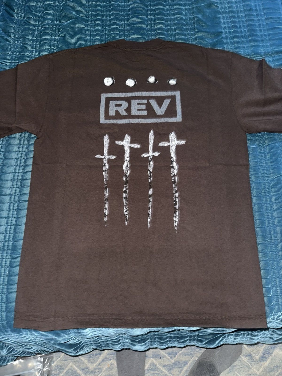 Revenge Closer to God Tee chocolate brown Size US M / EU 48-50 / 2 - 2 Thumbnail