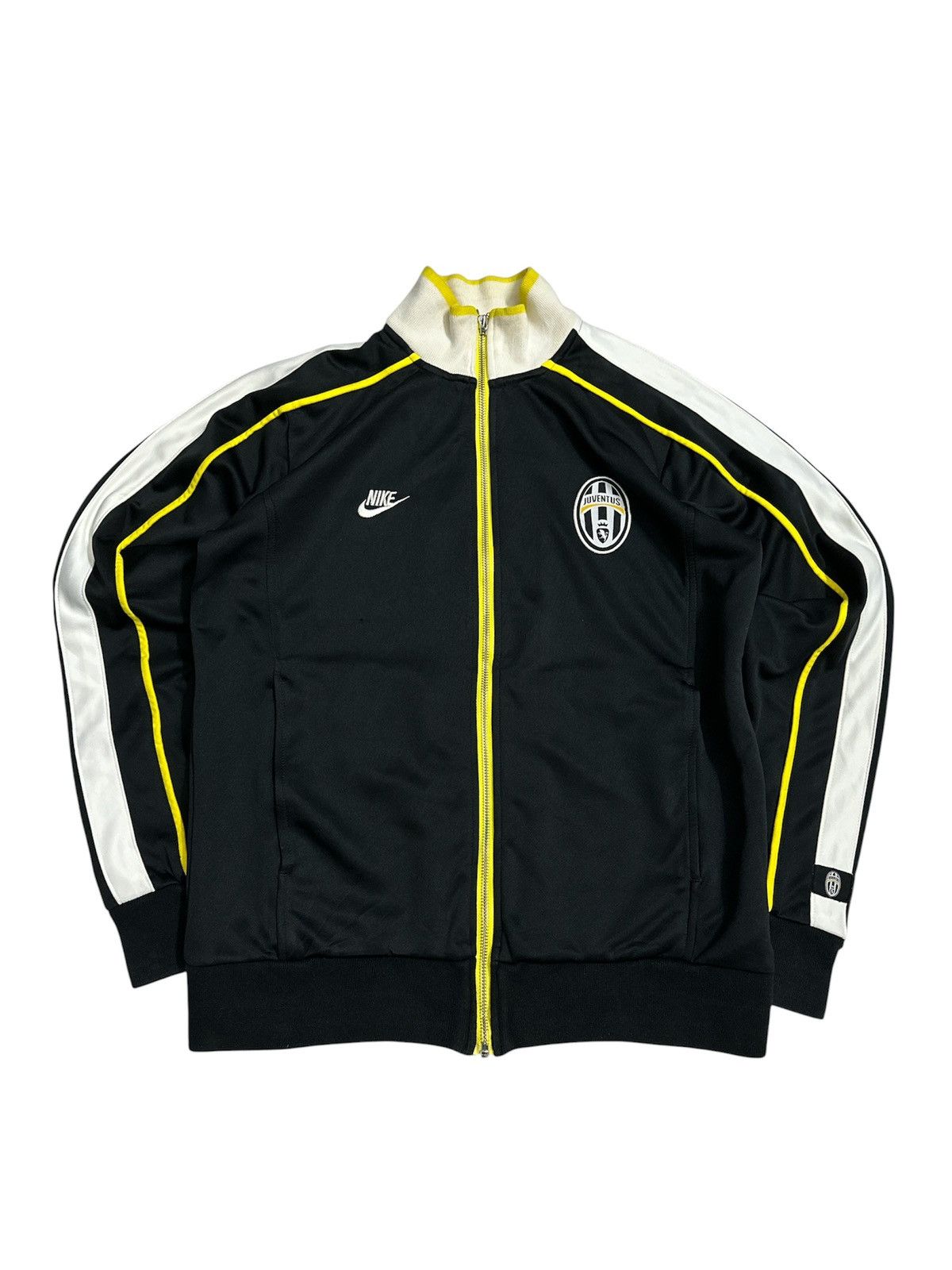 Vintage Nike Juventus Tracktop Sidetape 2008-2009 Y2K Lgb Goa Style Size US M / EU 48-50 / 2 - 1 Thumbnail