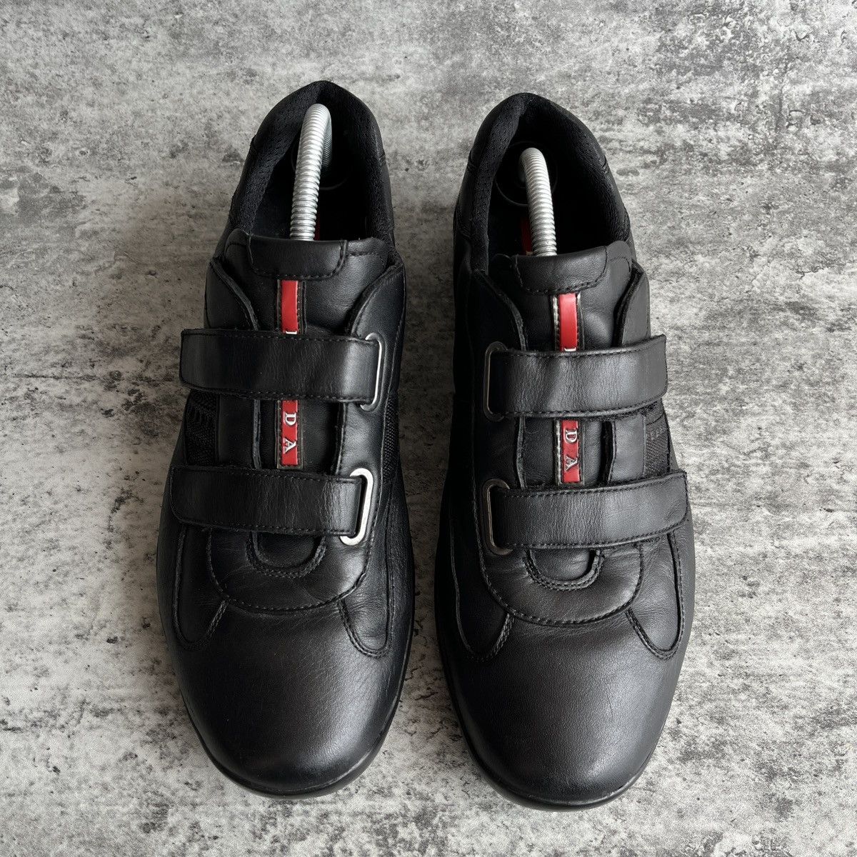 PRADA SPORT 3 velcro leather flat shoes Prada velcro sneakers - Gem