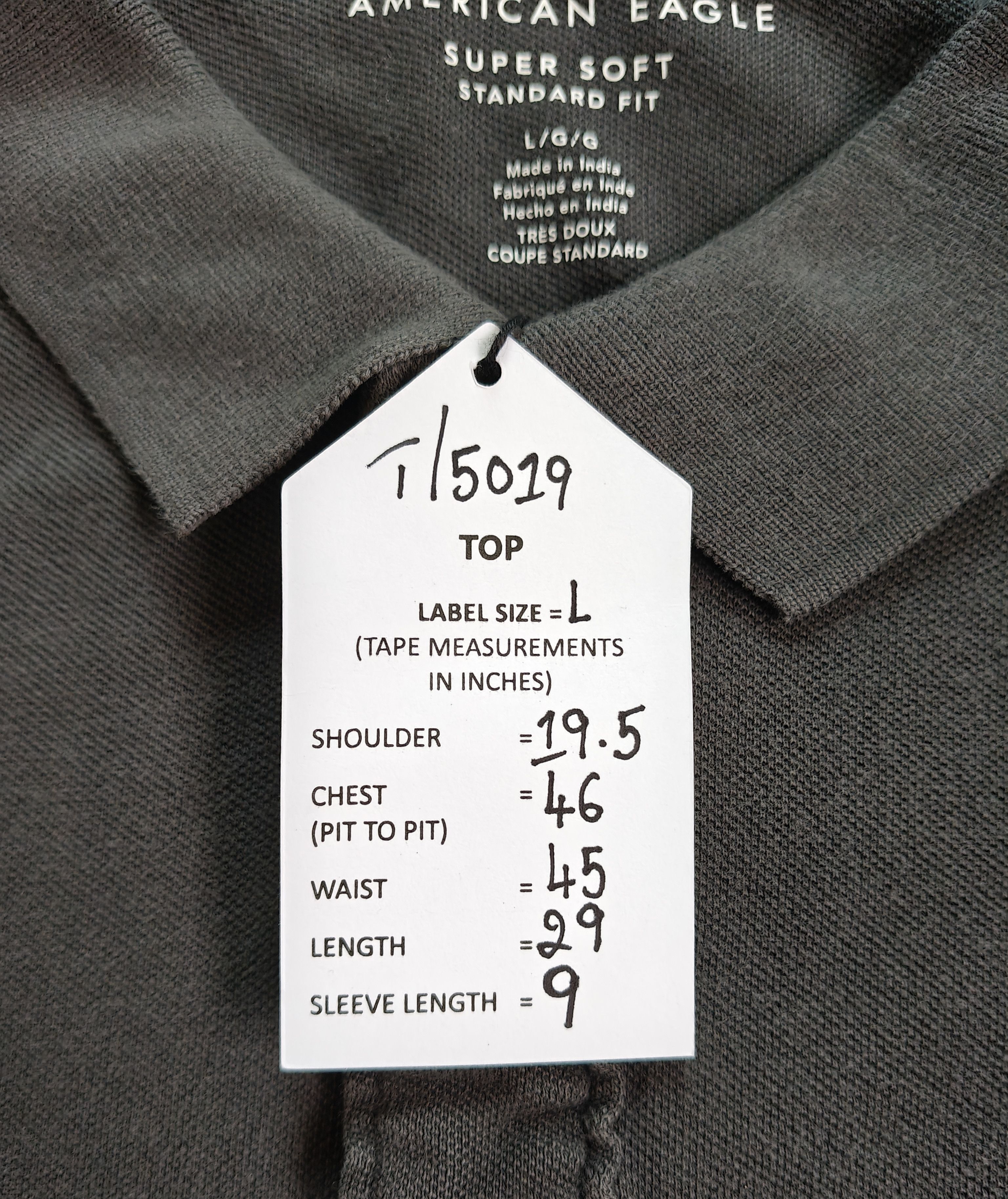 American Eagle Outfitters American Eagle Men's Polo shirt Free Shipping T/5019 Size US L / EU 52-54 / 3 - 9 Thumbnail