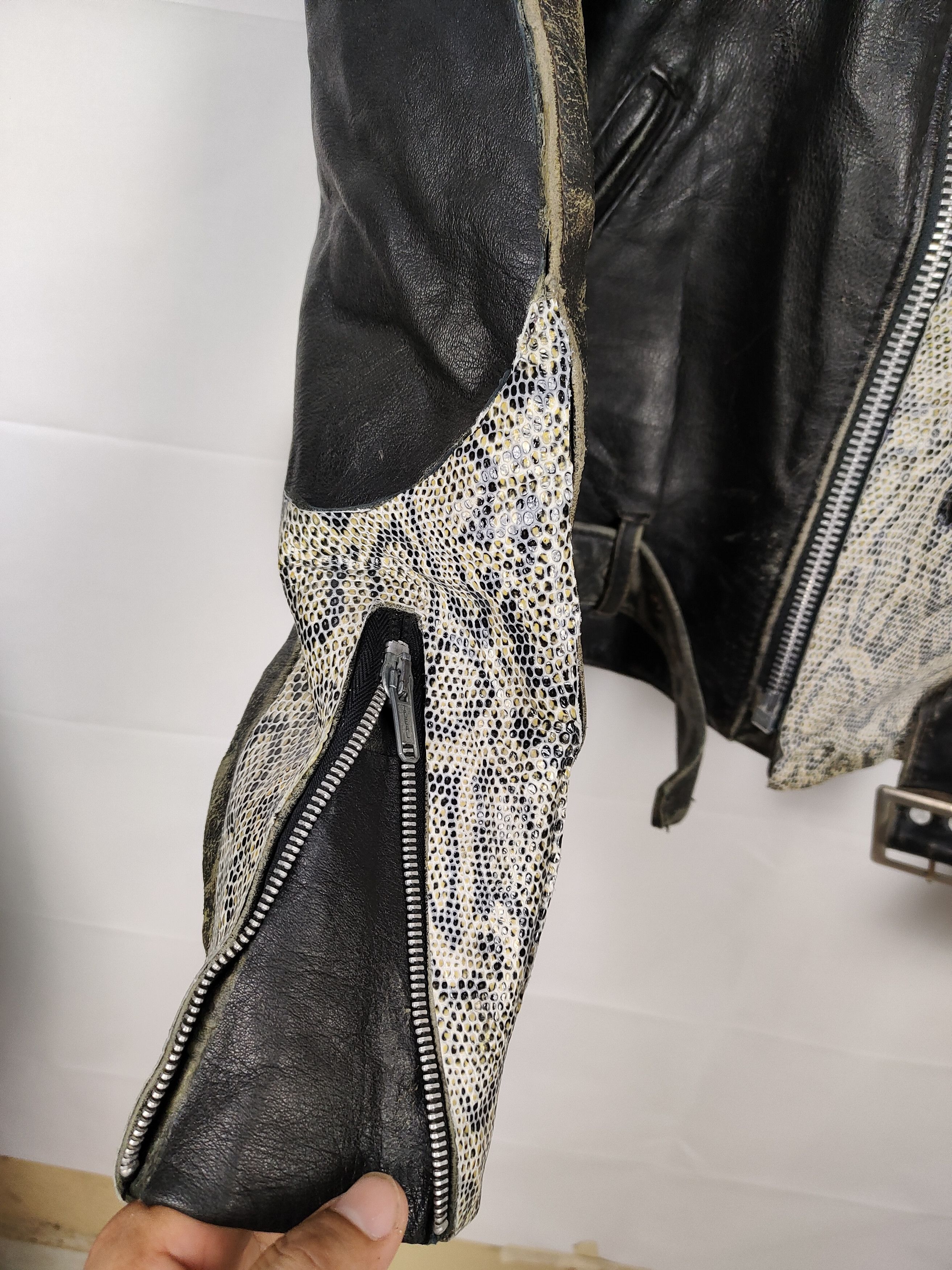 Schott × Vintage Vintage Punkrock Duro.Jac Schott Custom Stud Leather Jacket Size US M / EU 48-50 / 2 - 4 Thumbnail