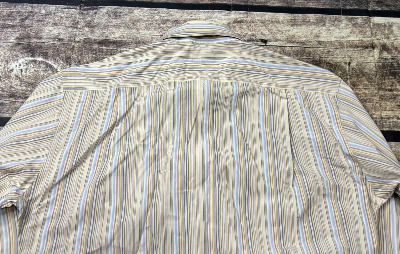 Barneys New York Barneys New York Shirt Mens 15.5 Medium Long Sleeve Stripes Size US M / EU 48-50 / 2 - 6 Thumbnail
