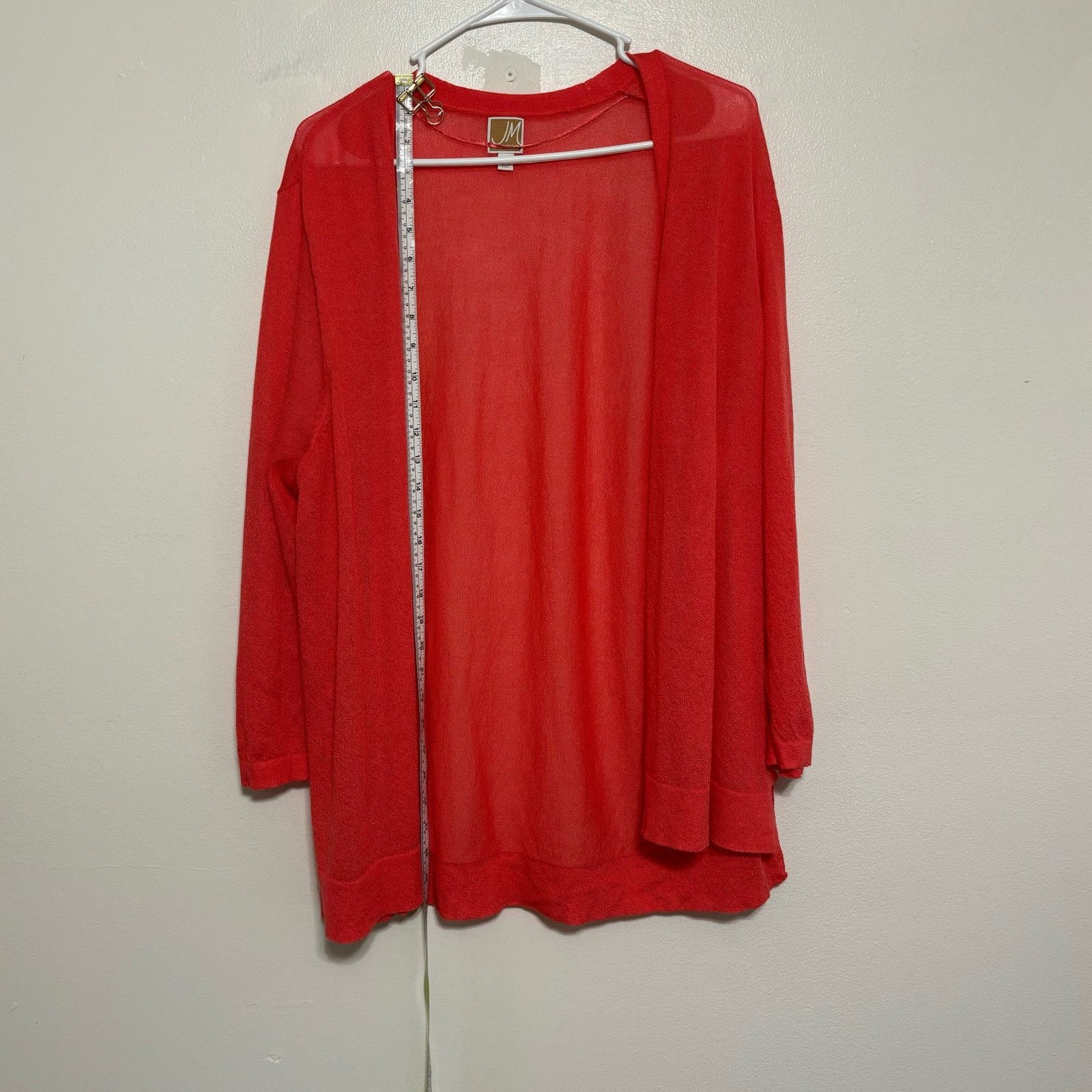 Other JM Collection Coral Orange Sweater and Tank Set Size 2X Size XXL / US 16-18 / IT 52-54 - 10 Thumbnail