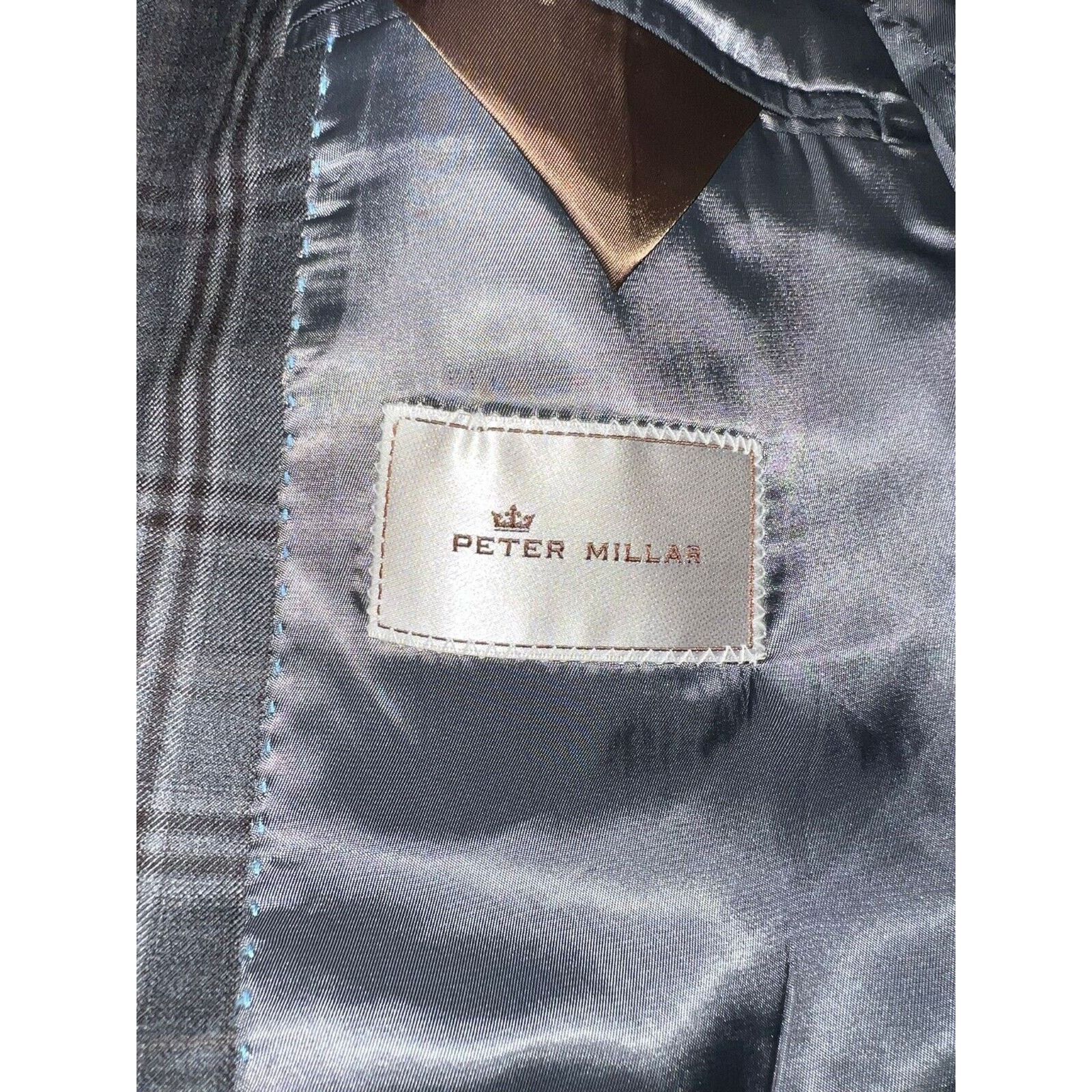 Peter Millar PETER MILLAR BLAZER SIZE 48 R 100% WOOL MADE IN CANADA GRAY Size 48R - 6 Thumbnail