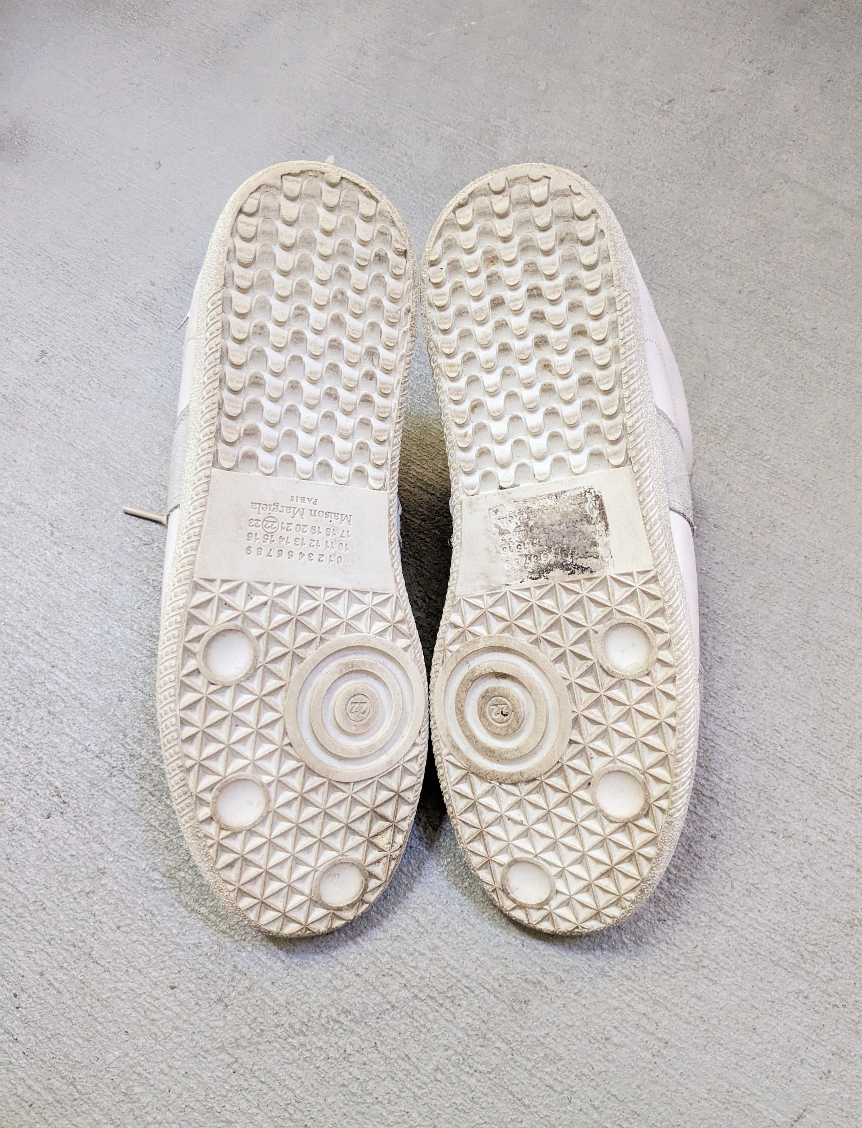Maison Margiela Maison Margiela GAT Replica White Gray 7 40 Suede Leather Size US 7 / EU 40 - 13 Thumbnail
