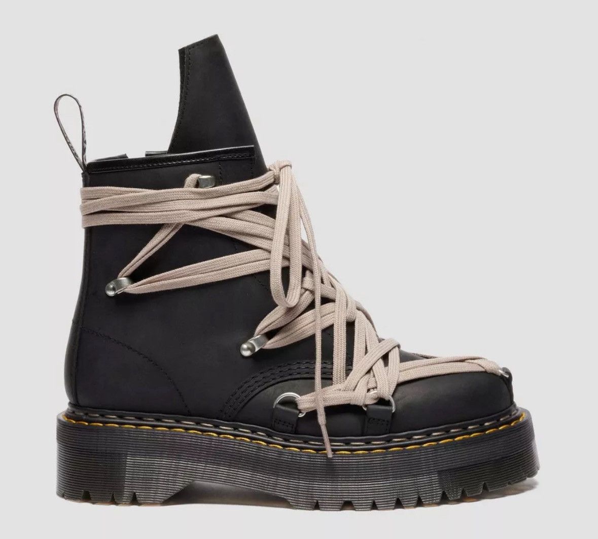 Dr. Martens × Rick Owens Rick Owens x Dr. Martens 1460 Megalace Quad RO - US 10 Size US 10 / EU 43 - 5 Thumbnail