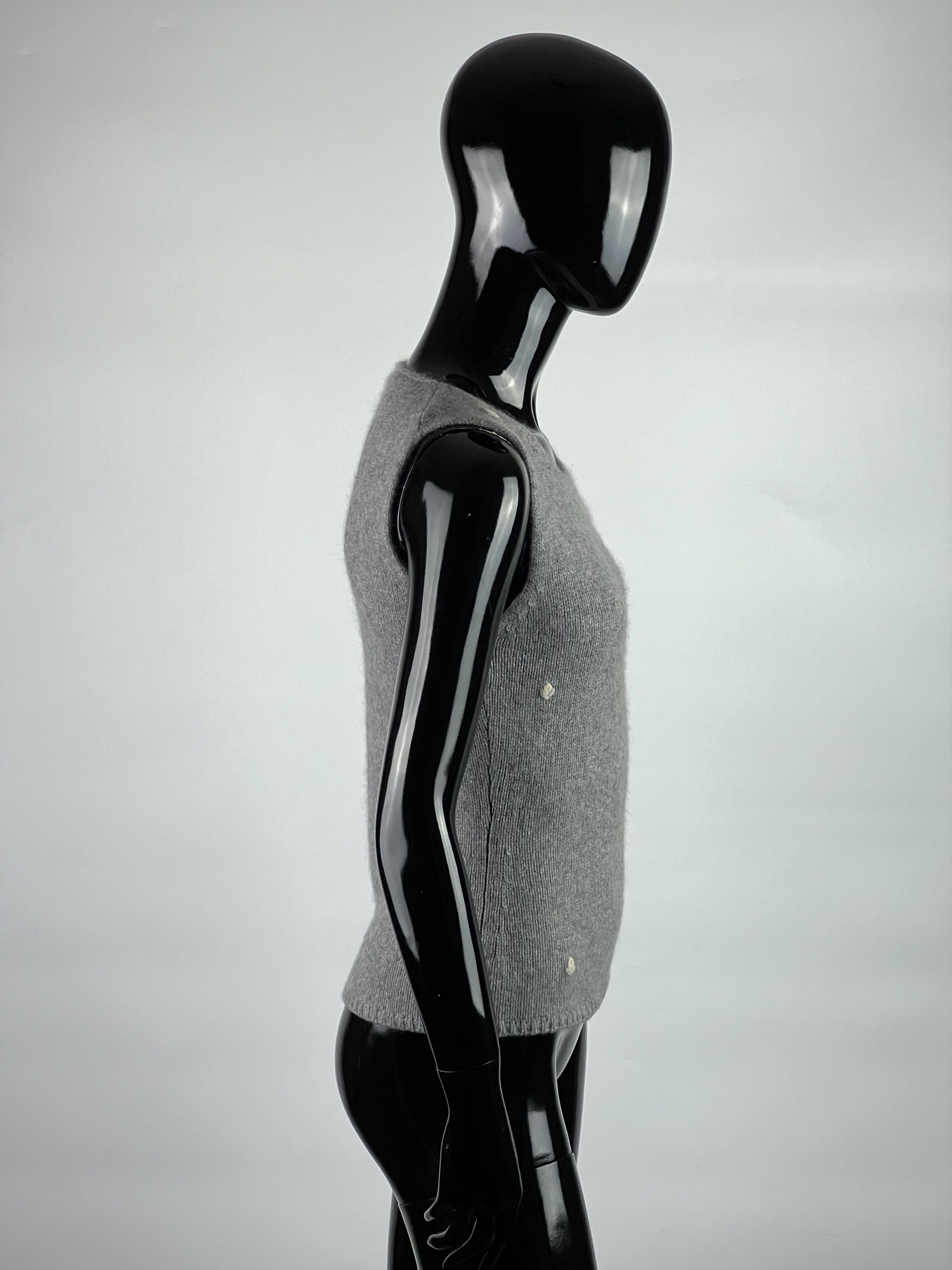 Other Tessitore Gray 100% Cashmere Top Size IT44 Size M / US 6-8 / IT 42-44 - 2 Thumbnail