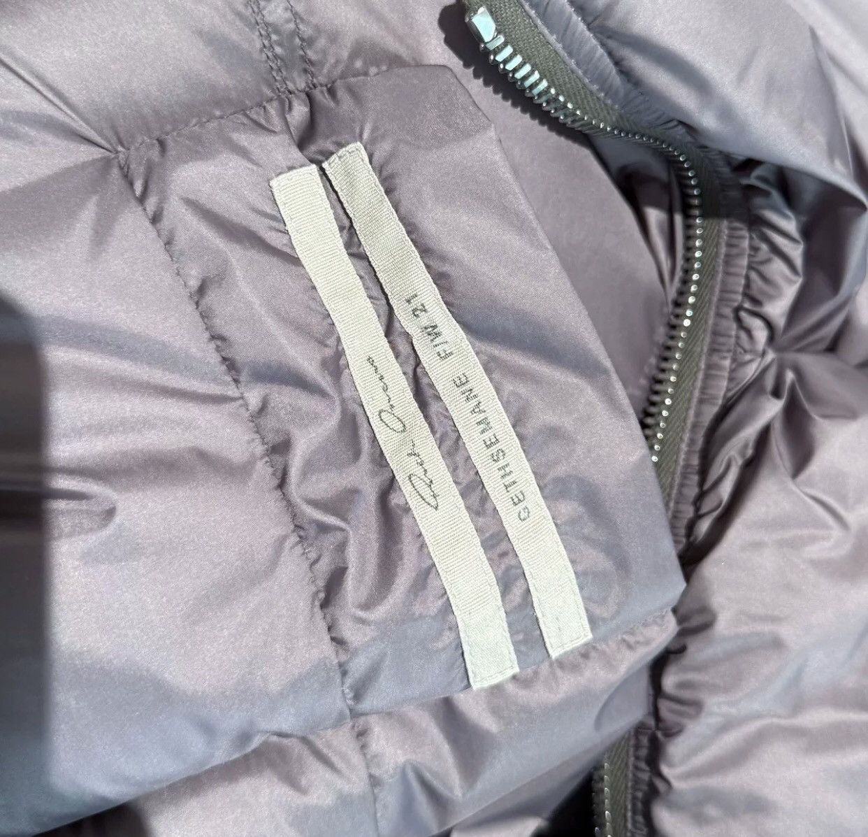 Rick Owens Rick owens mainline purple long style show down jacket2412 Size US S / EU 44-46 / 1 - 6 Thumbnail