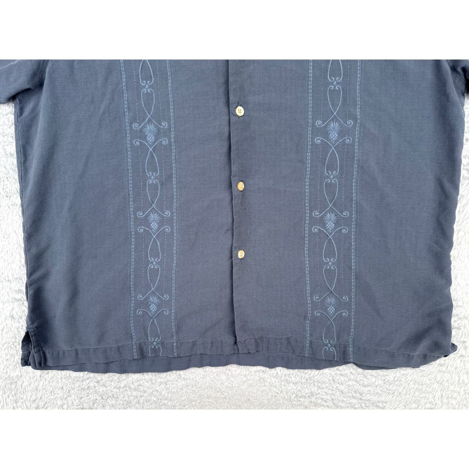 Tommy Bahama Tommy Bahama Shirt Mens 2XL Blue Silk Rayon Short Sleeve Aloha Beach Vacation Size US XXL / EU 58 / 5 - 5 Thumbnail