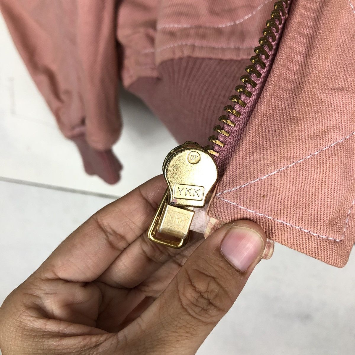 Japanese Brand 🔥Vintage Bomber Jacket Streetwear Pink House Big Logo Size US M / EU 48-50 / 2 - 17 Thumbnail