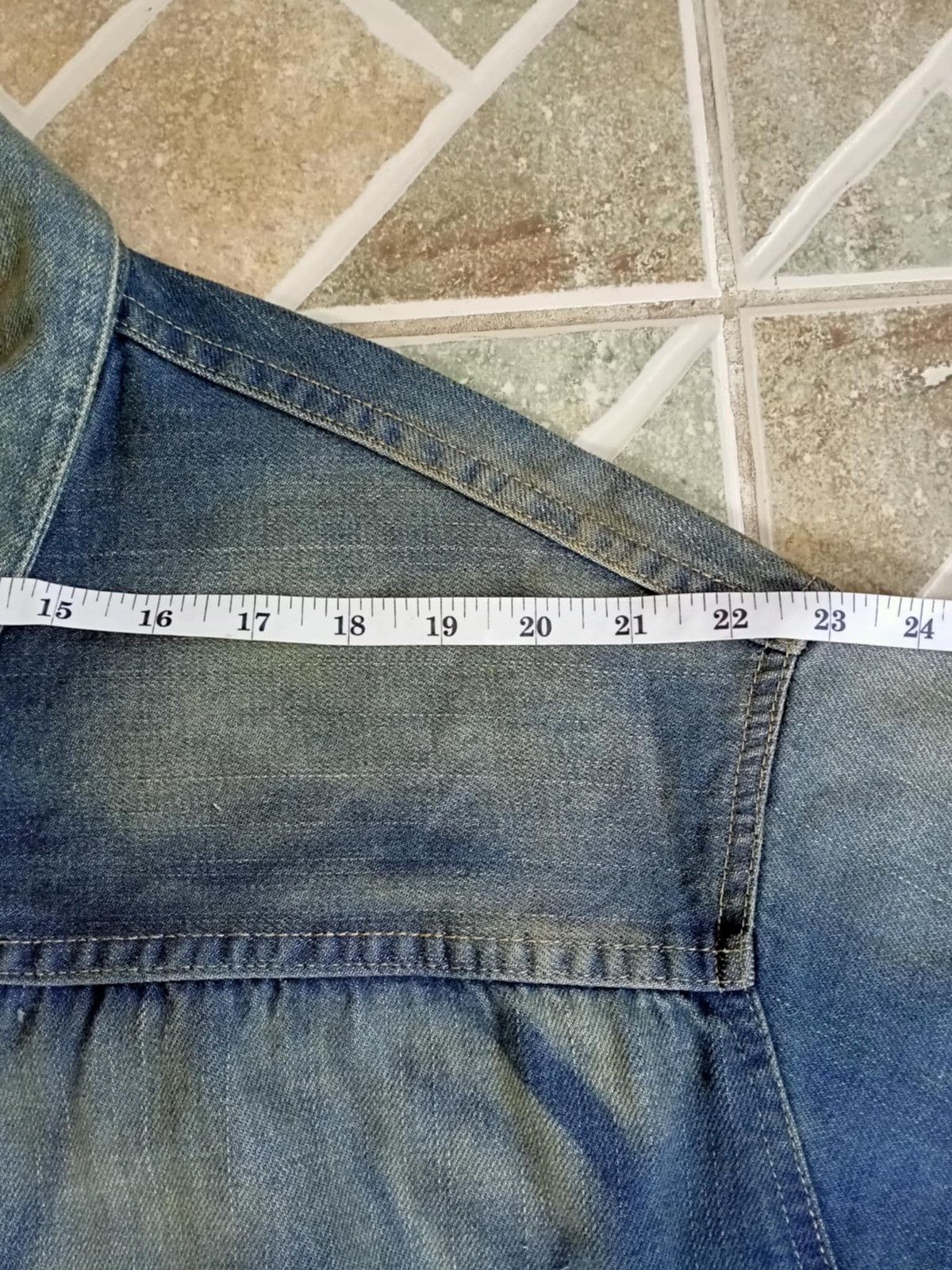 Japanese Brand × Madness Y2K MADNESS JAPAN MODIFIED TYPE 2 SELVEDGE DENIM JACKET Size US XXL / EU 58 / 5 - 11 Thumbnail