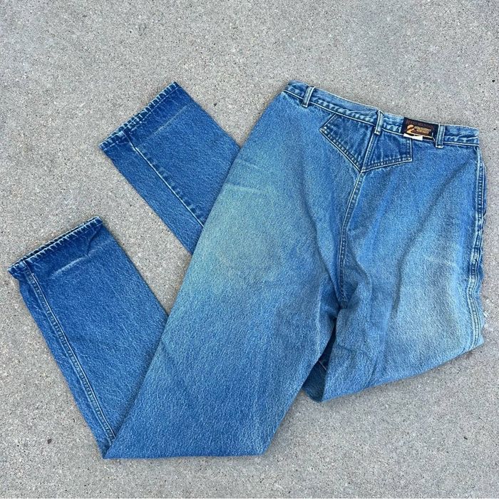 Vintage 90s Rockies Bareback High Rise Wedgie Cowgirl jeans 31x36 | Grailed