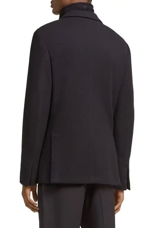 Ermenegildo Zegna o1s1rm0325 RUDC60A7 Jacket in Black Size US M / EU 48-50 / 2 - 3 Thumbnail