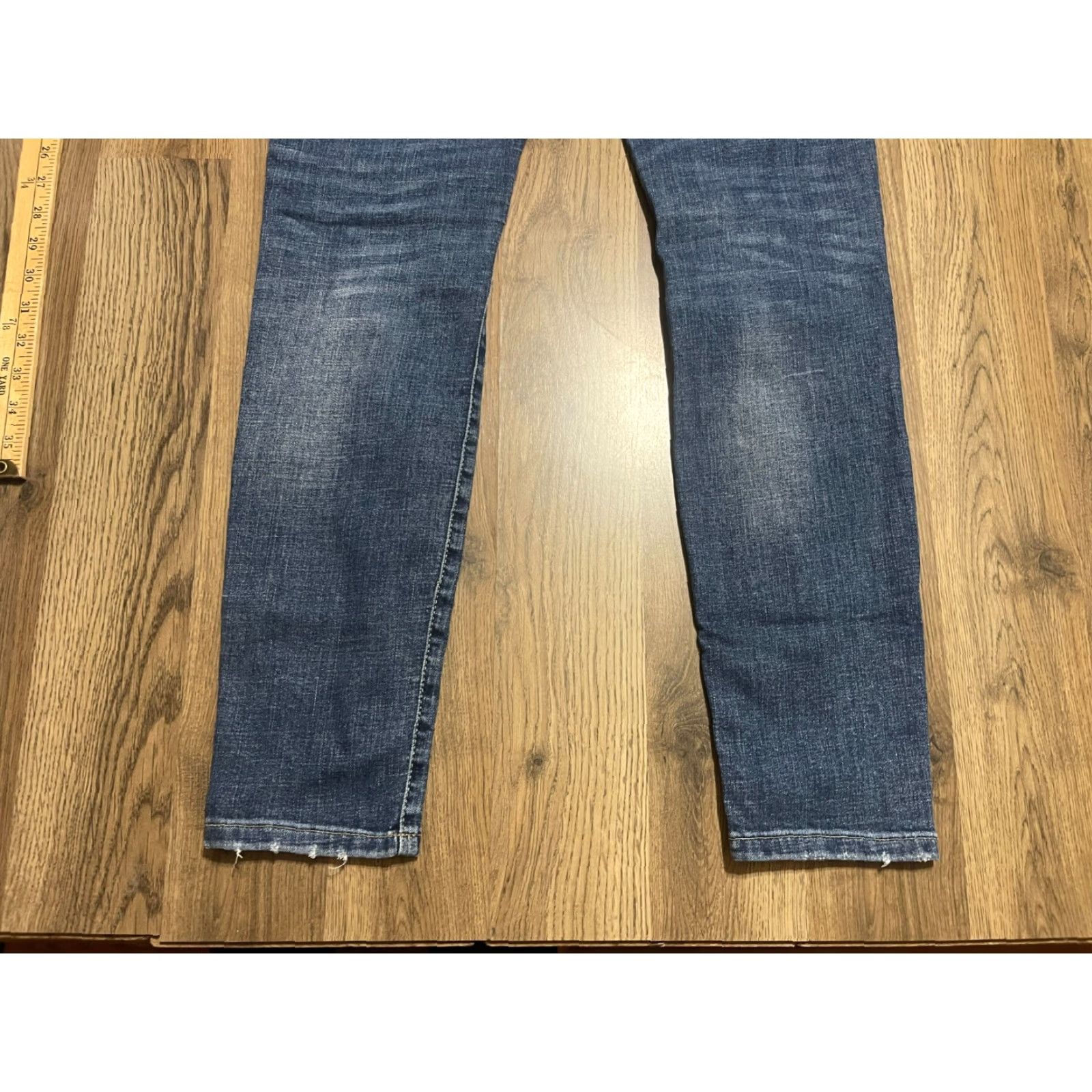 Vintage INC Denim Jeans Women's 8/29 Blue Denim Sculpting Fit Skinny Jeans Pants Regular Inseam 29.5in Adults Women Size 30" / US 8 / IT 44 - 3 Thumbnail