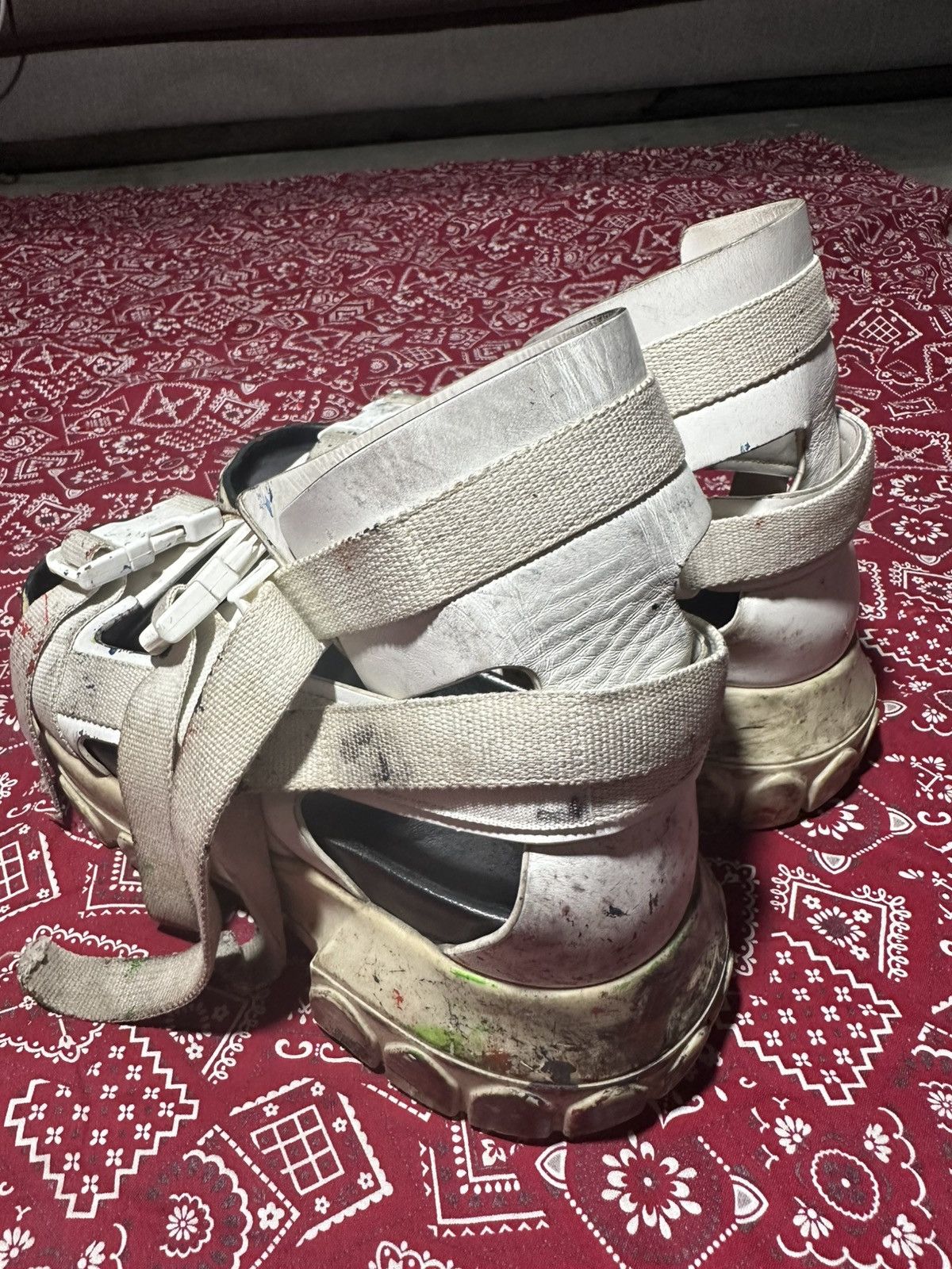 Rick Owens Rick owens tractor sandals with ankle straps Size US 8 / IT 38 - 9 Thumbnail